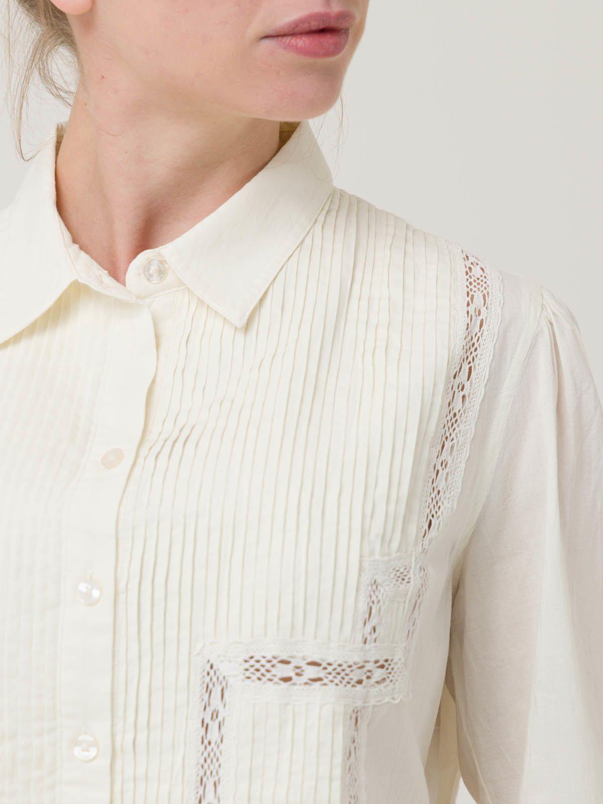 Blusa Algodón Orgánico Mujer Serpent Blanco -6