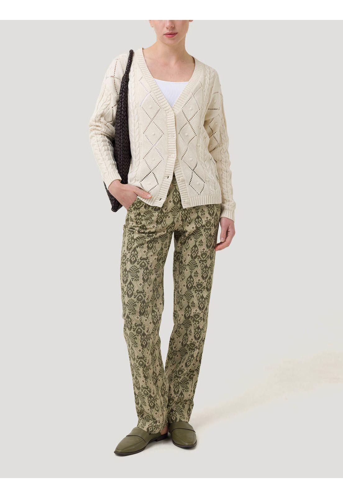 Sweater Algodón Orgánico Mujer Nit Blanco -8