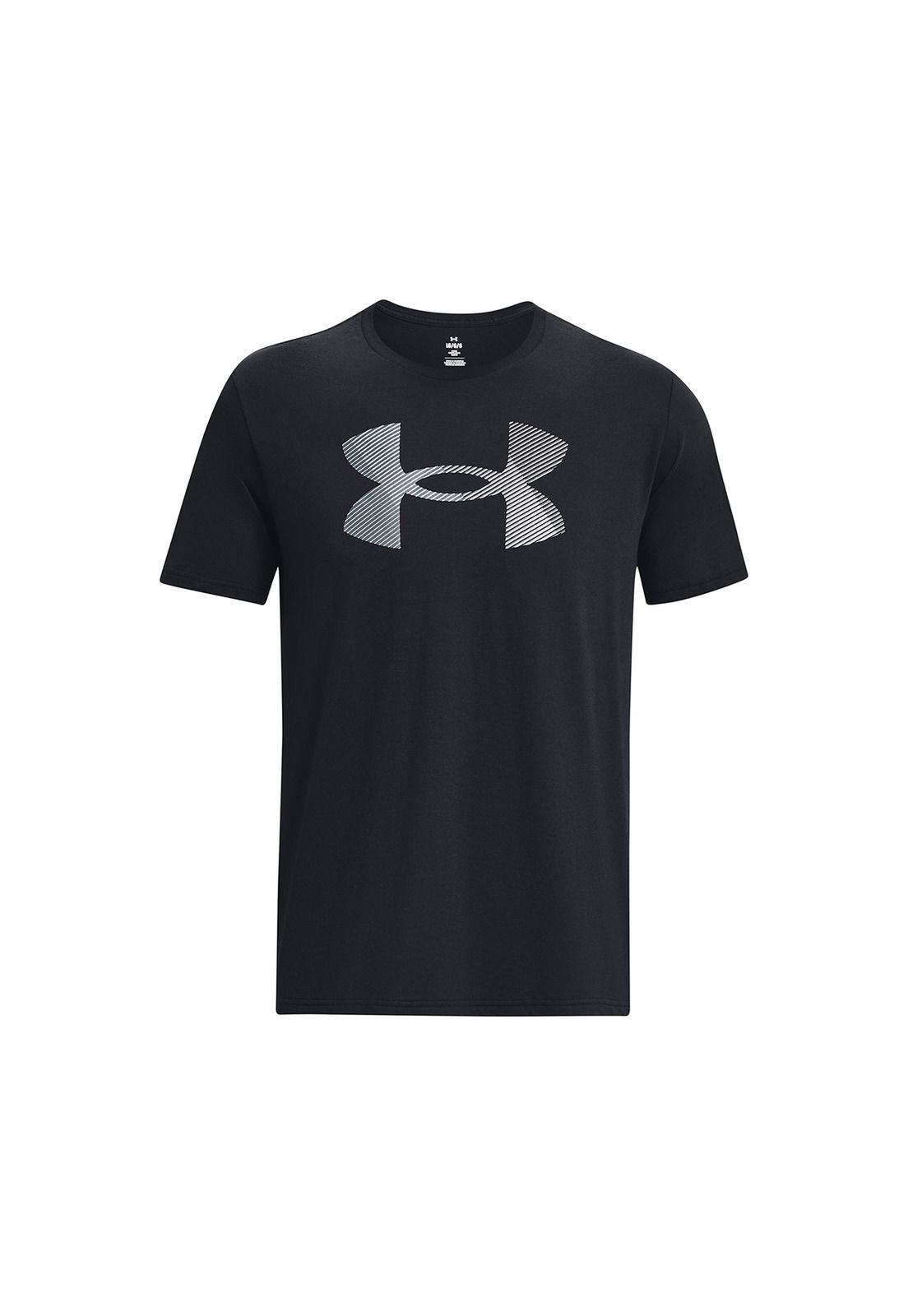 Polera Big Logo UA hombre Negro-0