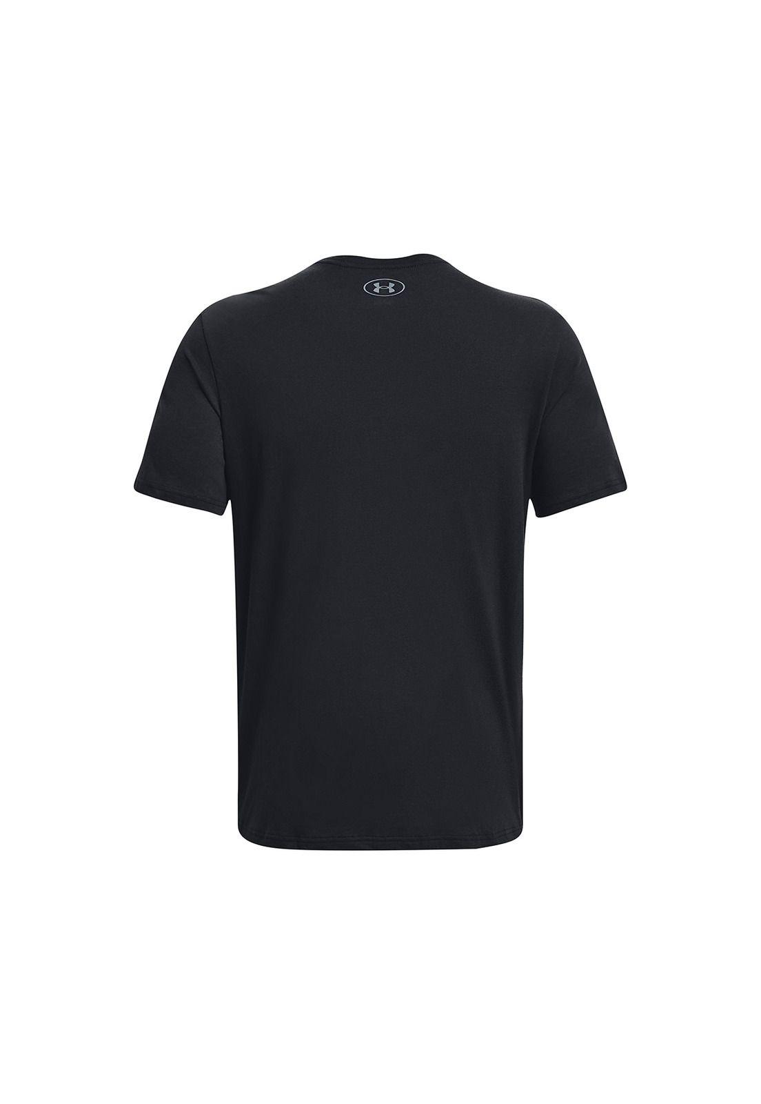 Polera Big Logo UA hombre Negro-1