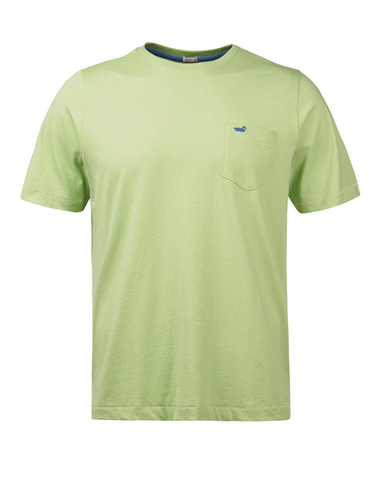 Polera Algodón Orgánico Hombre Basic Verde-0
