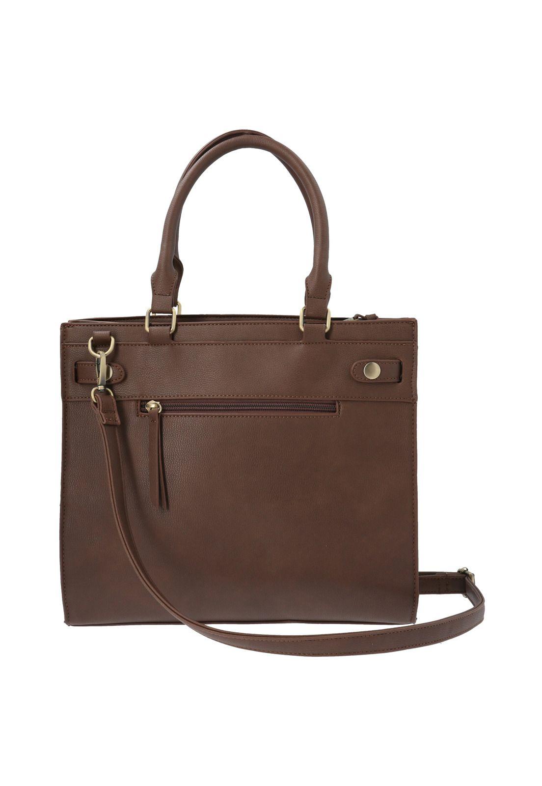 Cartera Tote Mujer Barly Multicolor Café-2