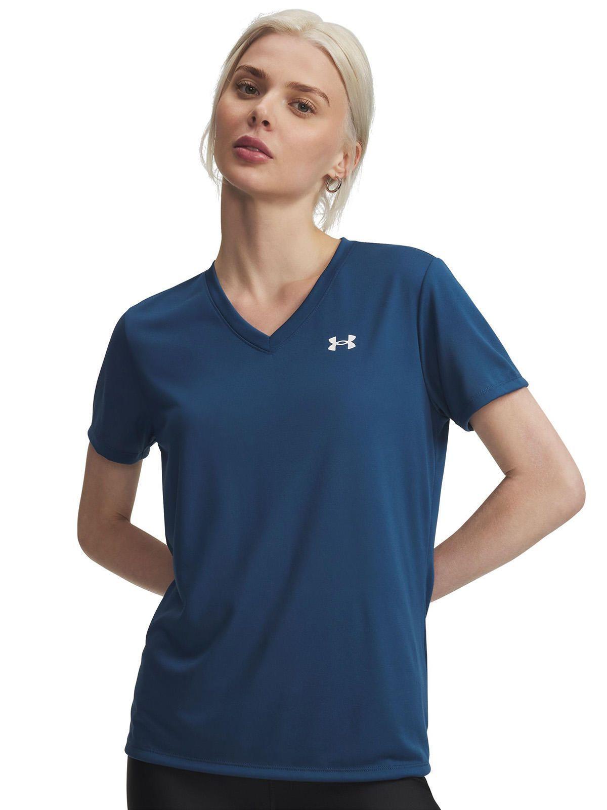 Polera M/C Mujer Tech Azul-0