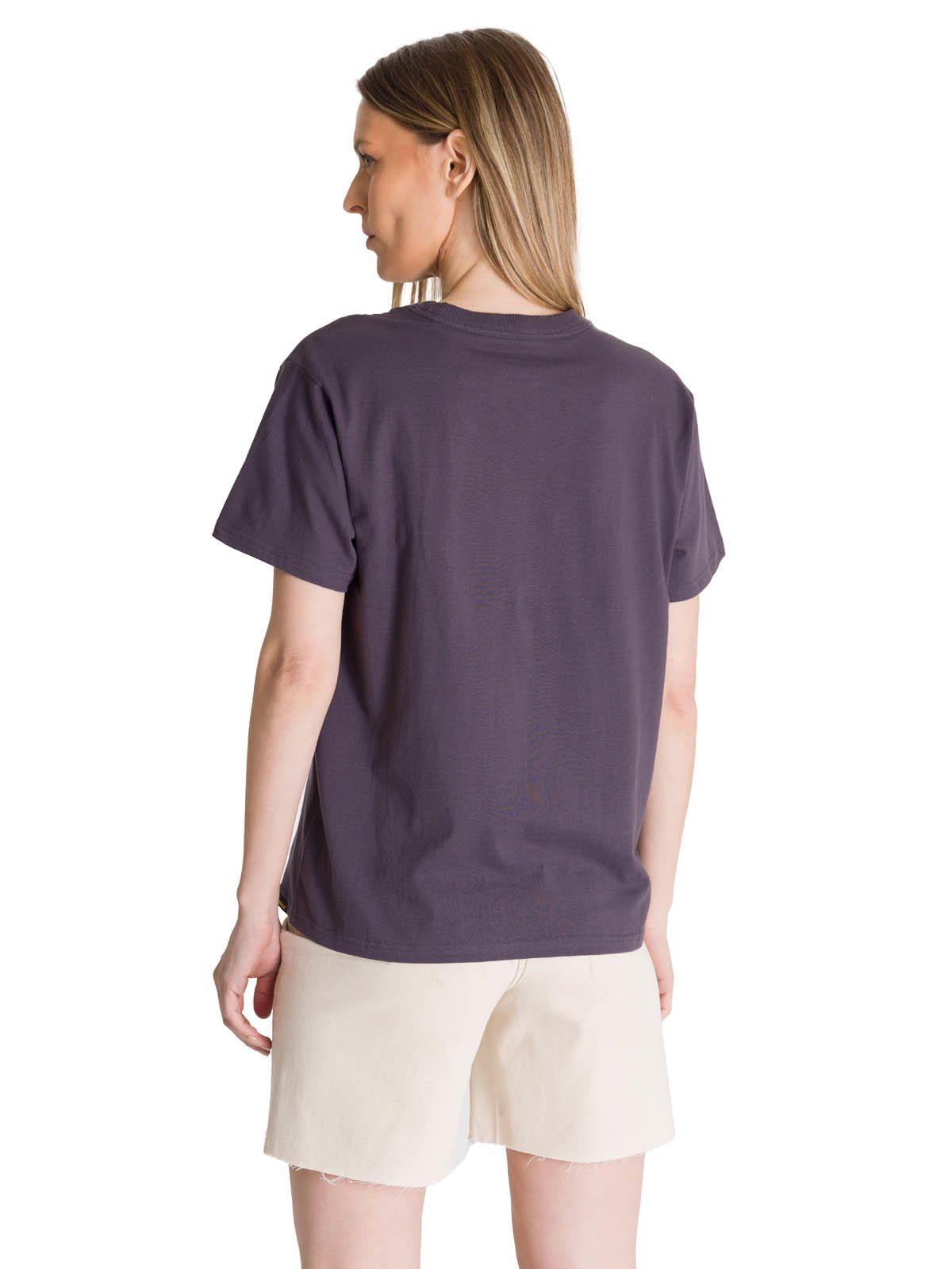 Polera Manga Corta Mujer Diseño Gris Oscuro-3