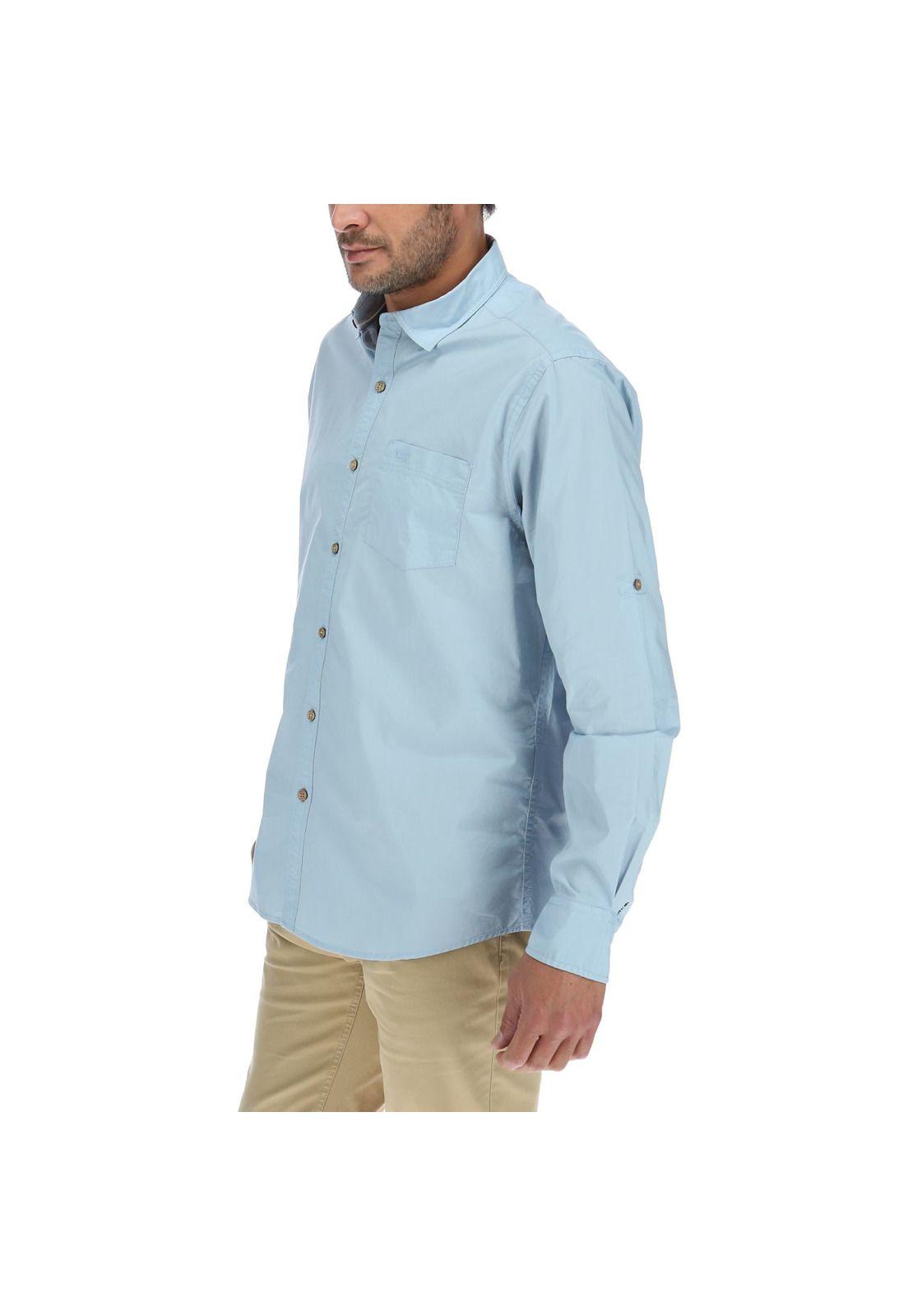 Camisa Hombre Galiton Celeste-1