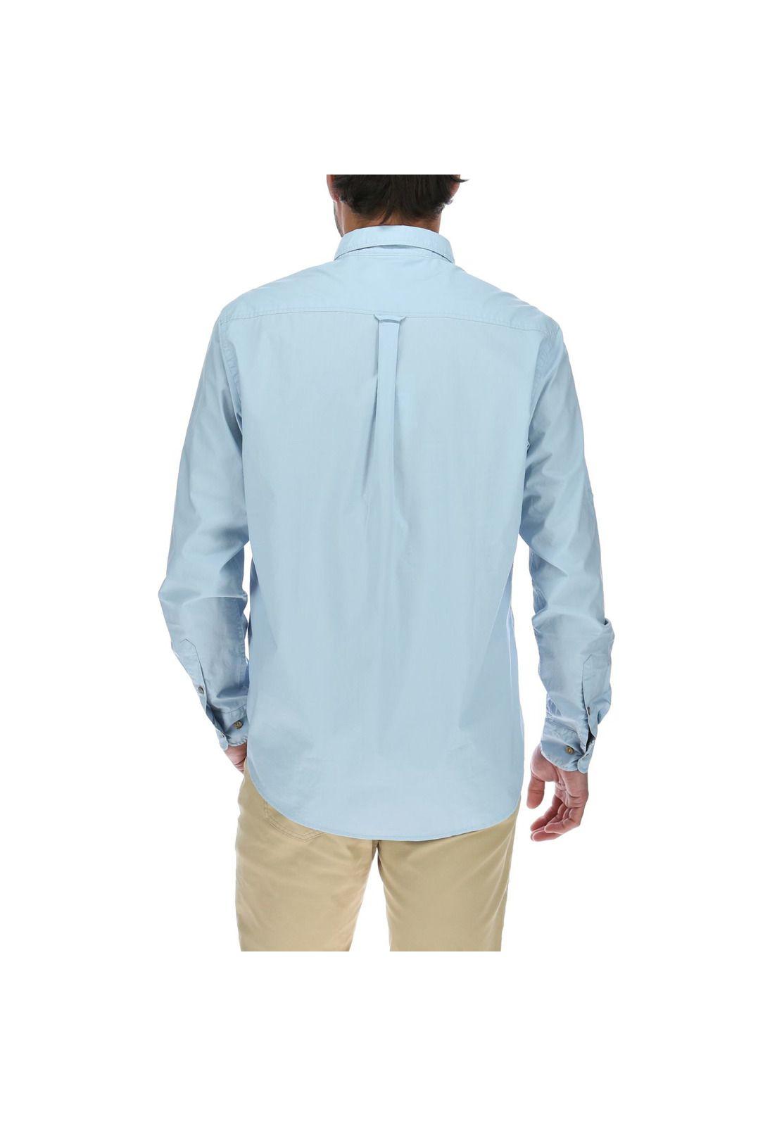 Camisa Hombre Galiton Celeste-2