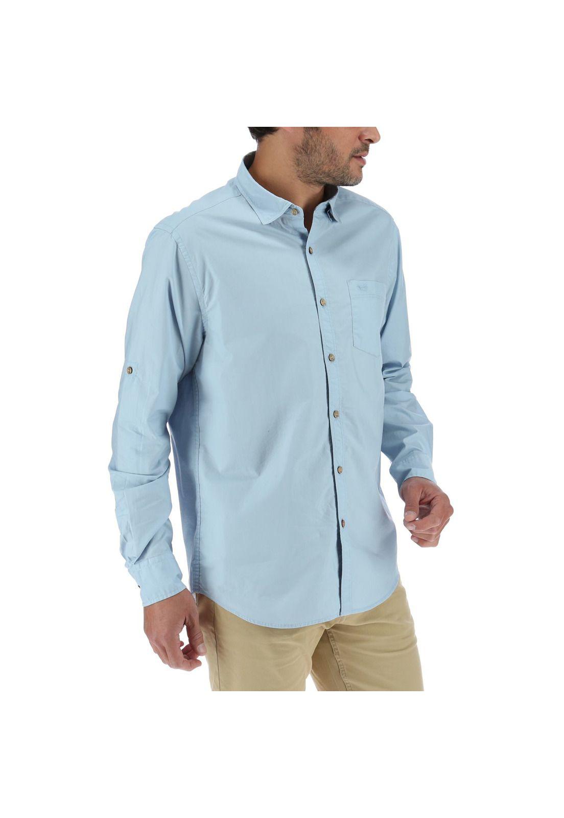Camisa Hombre Galiton Celeste-3