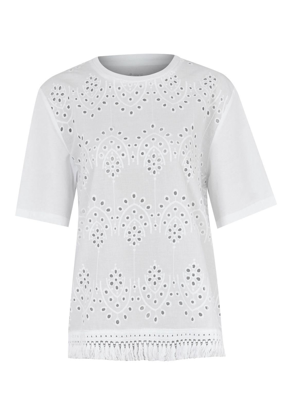 Polera Algodón Orgánico Blanco Lates Mujer -0