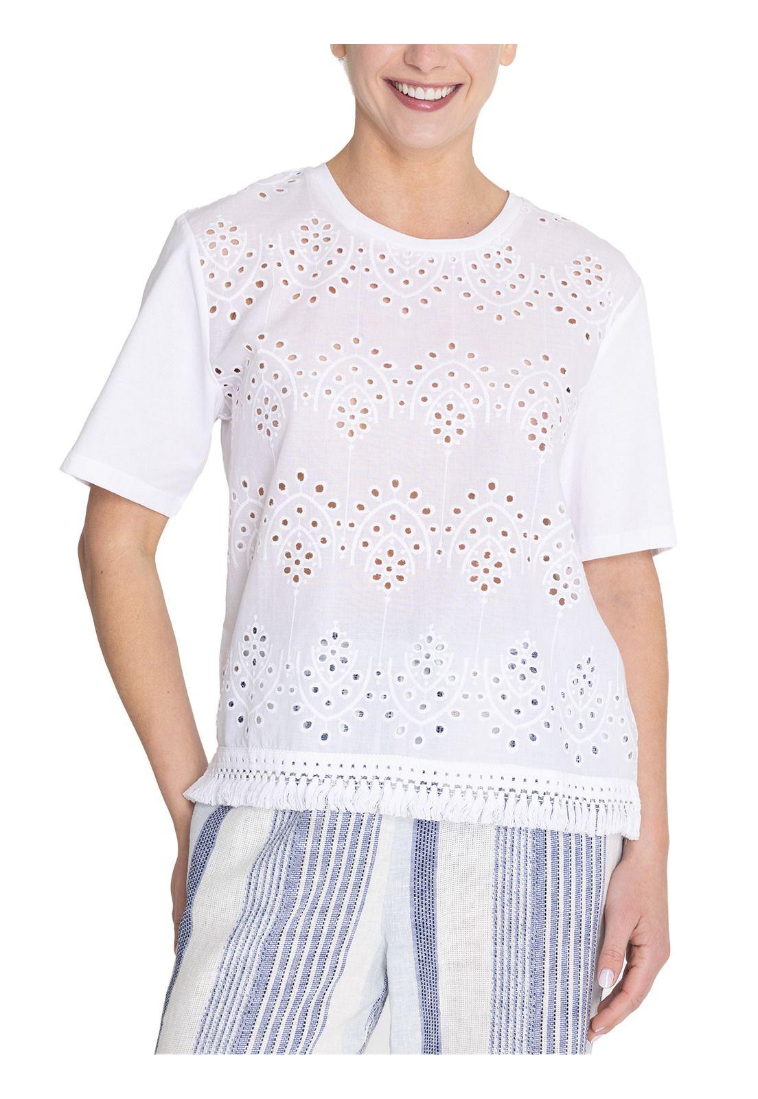 Polera Algodón Orgánico Blanco Lates Mujer -4