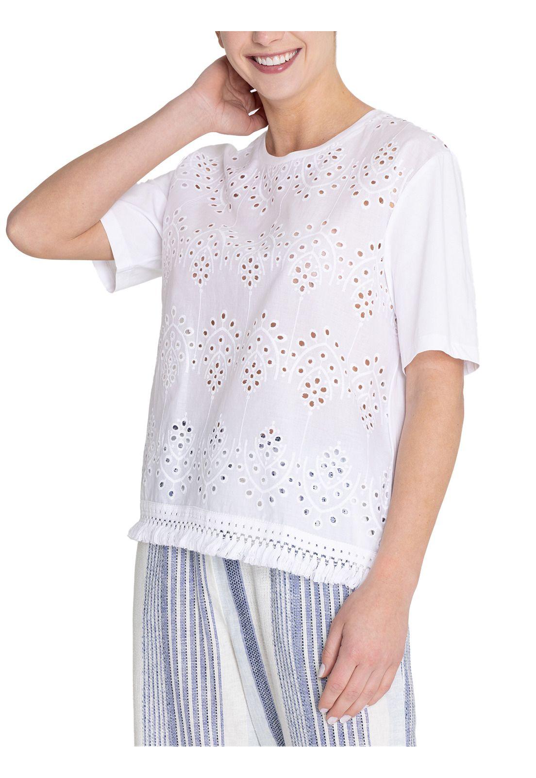 Polera Algodón Orgánico Blanco Lates Mujer -5