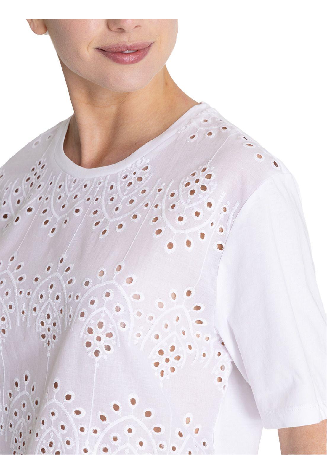 Polera Algodón Orgánico Blanco Lates Mujer -7