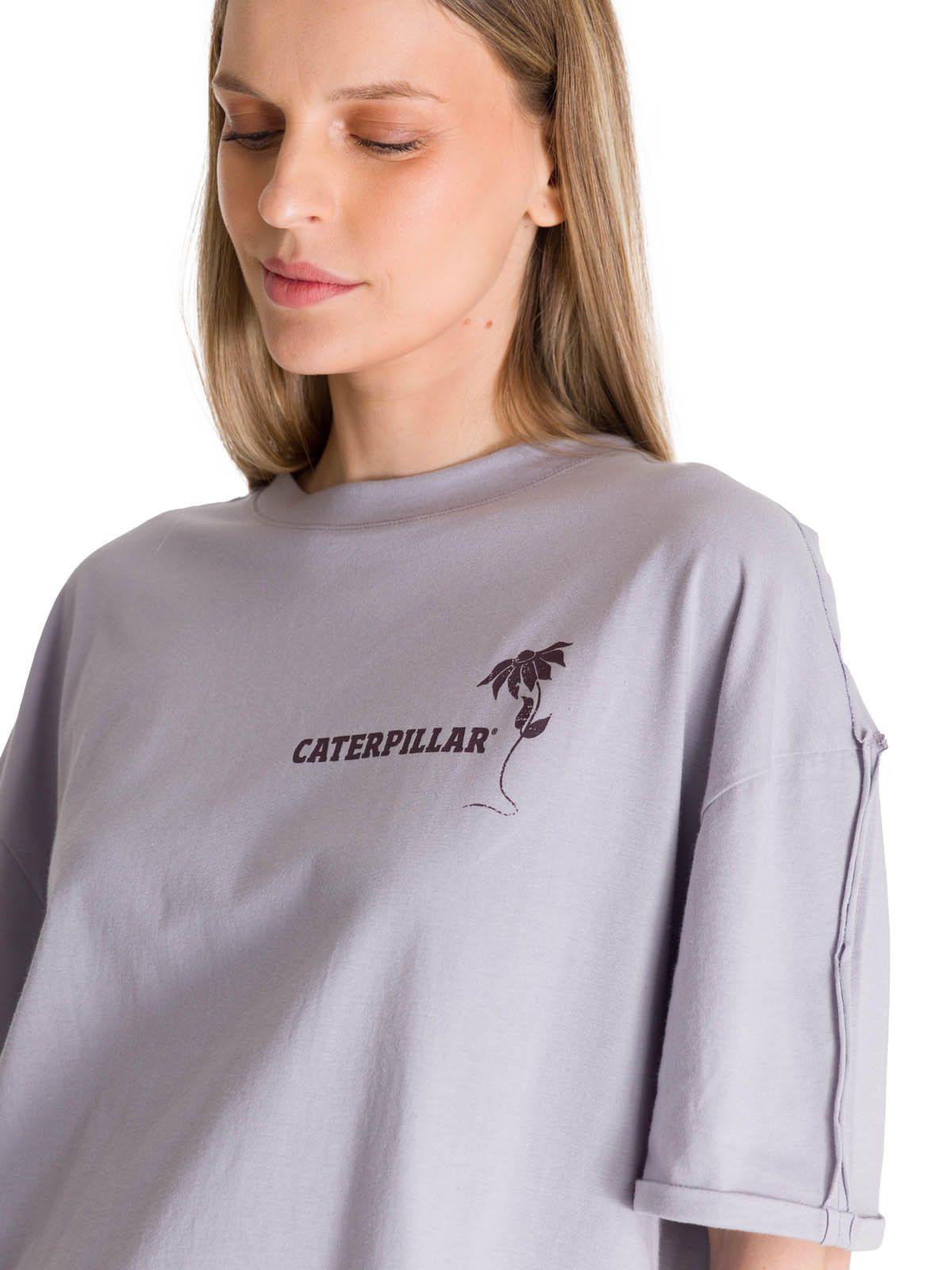 Polera Manga Corta Oversize Mujer Diseño Lila-4