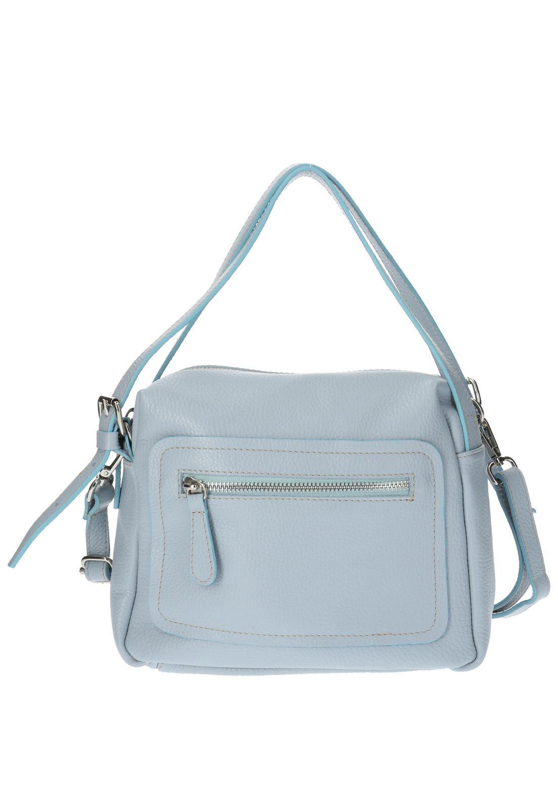 Cartera Bolzano Cross Celeste Mujer-2