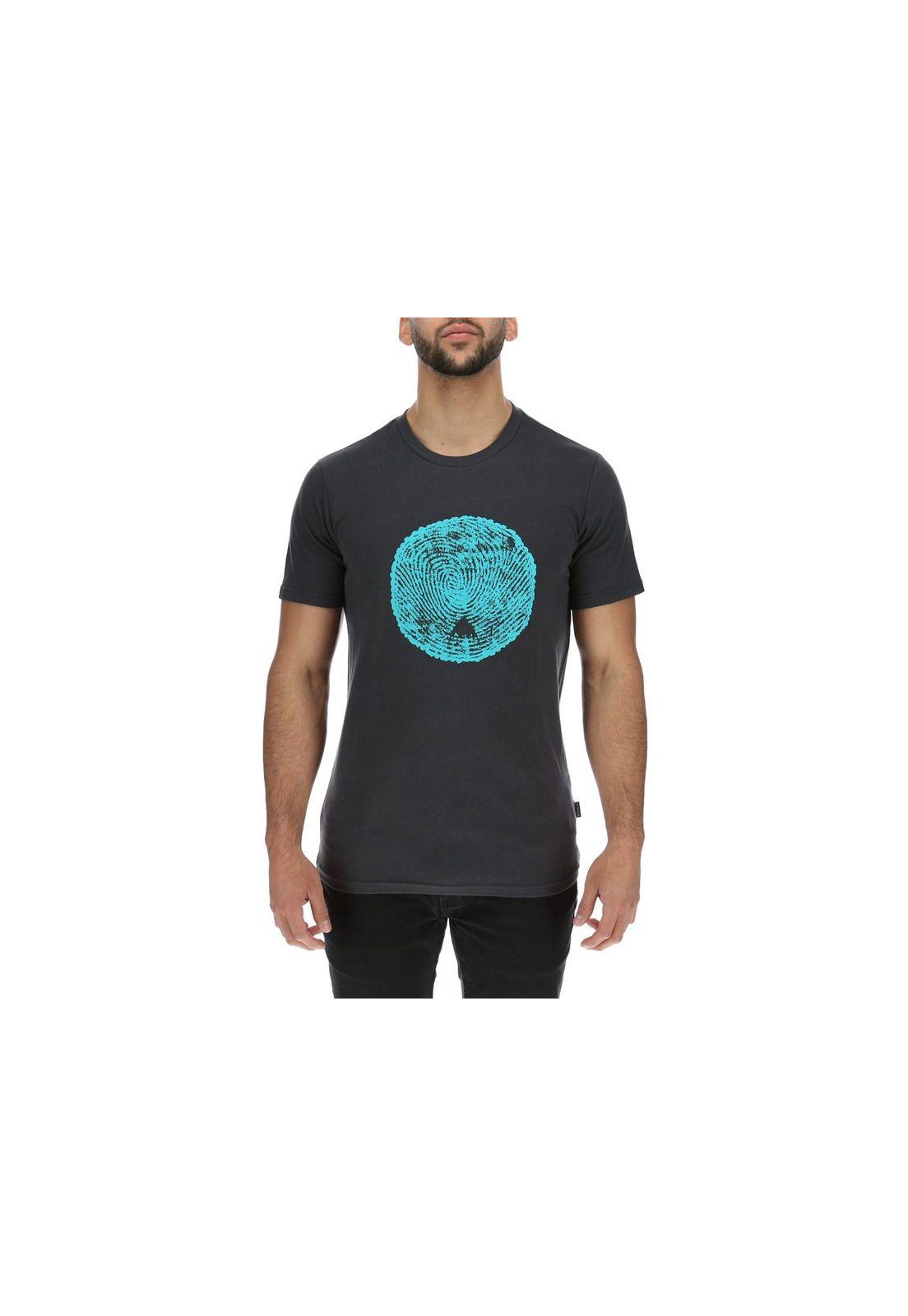 Polera M/C  Hombre Treeboard Grafito-0