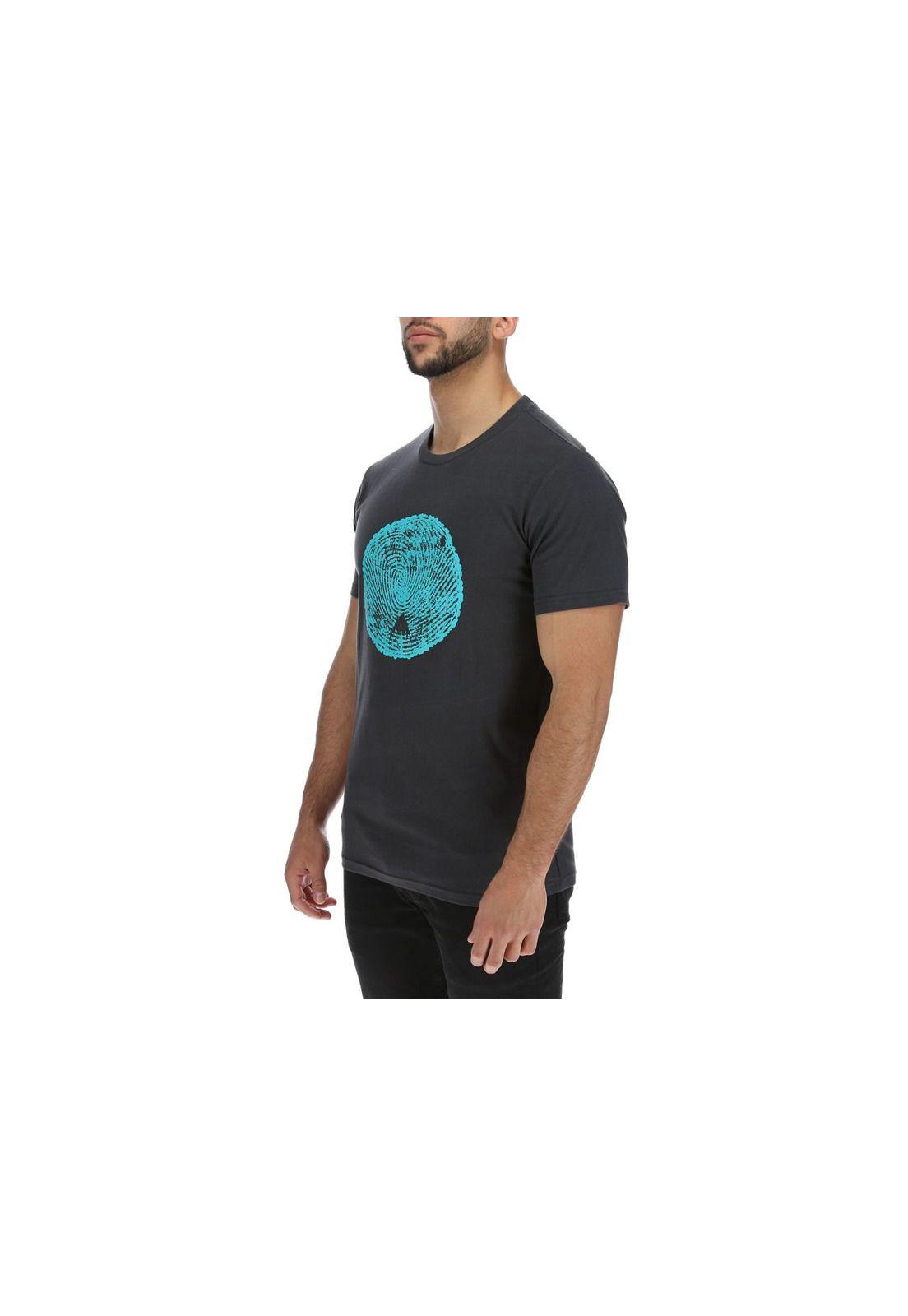Polera M/C  Hombre Treeboard Grafito-1