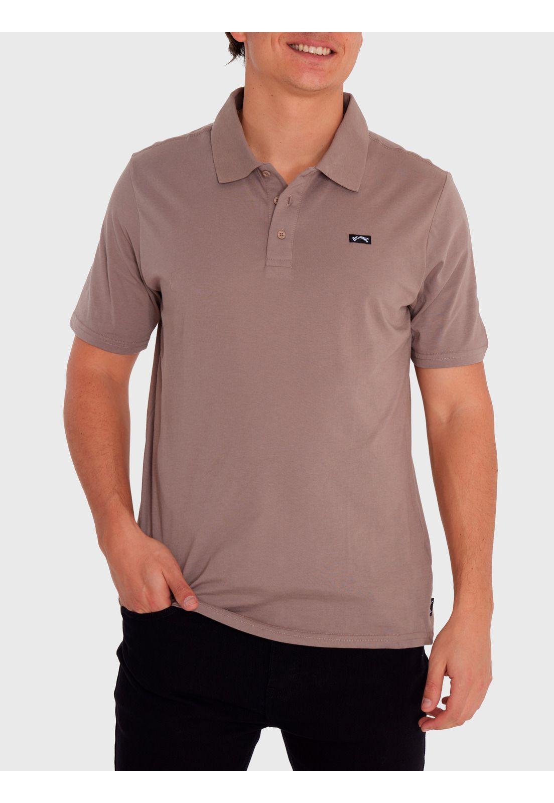 Polera Polo Manga Corta Hombre Classic Café-1