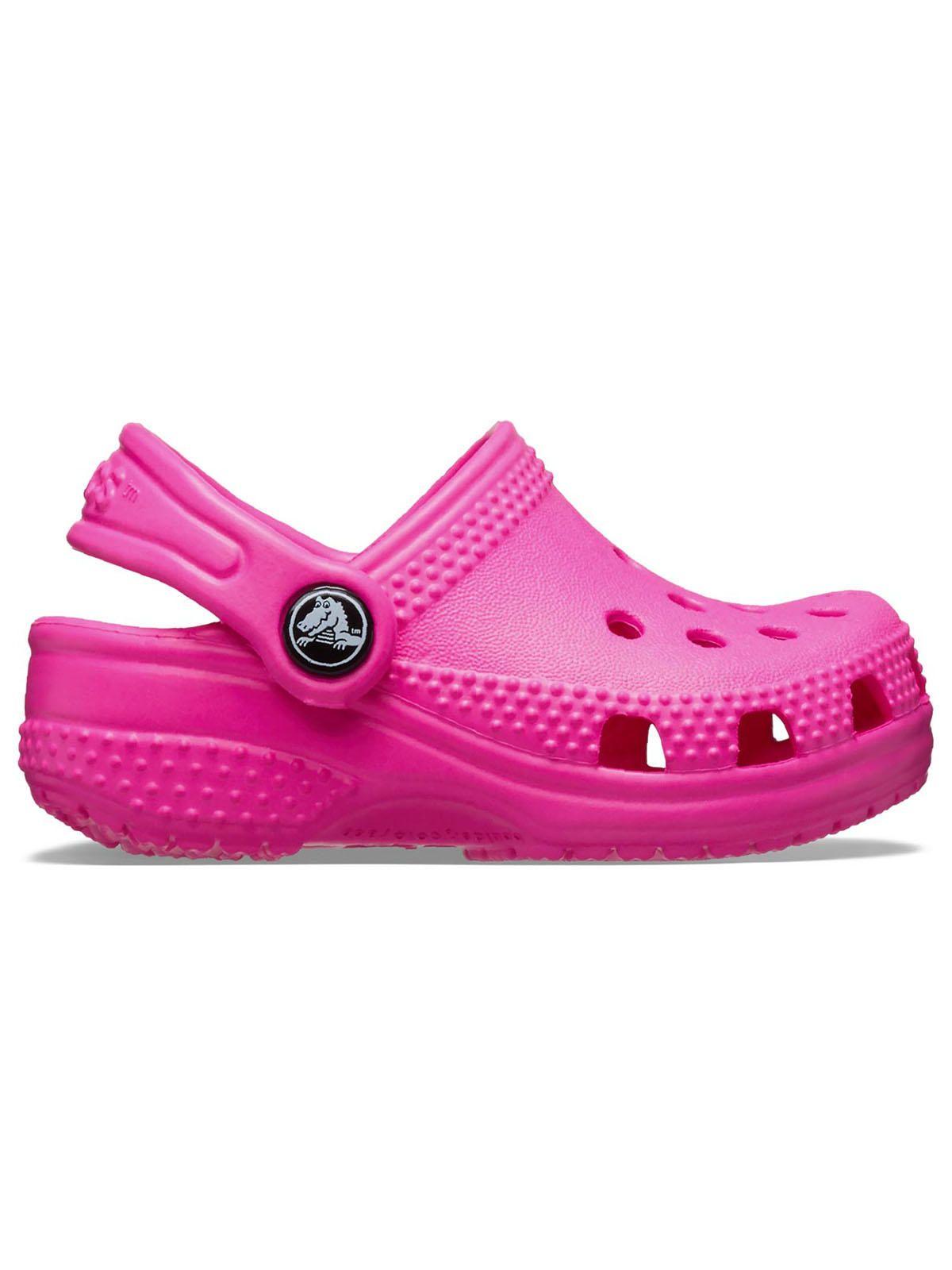 Zueco Crocs Niña Littles Fucsia-0
