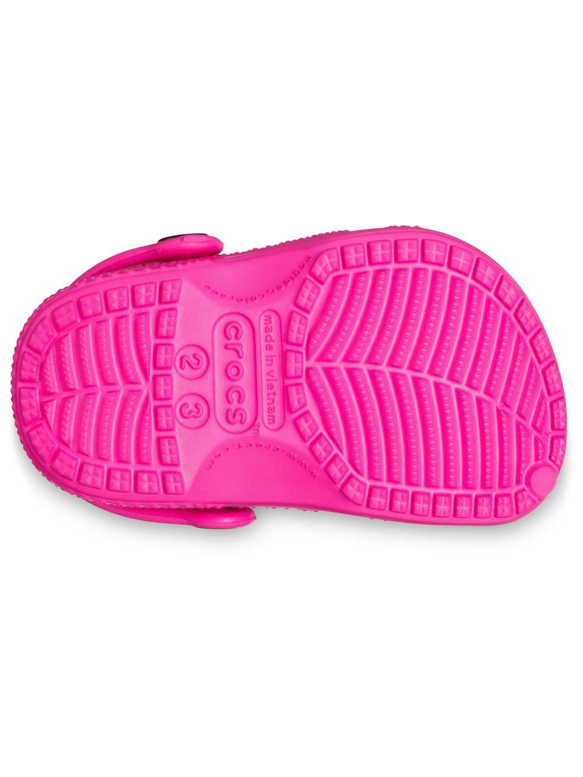Zueco Crocs Niña Littles Fucsia-5