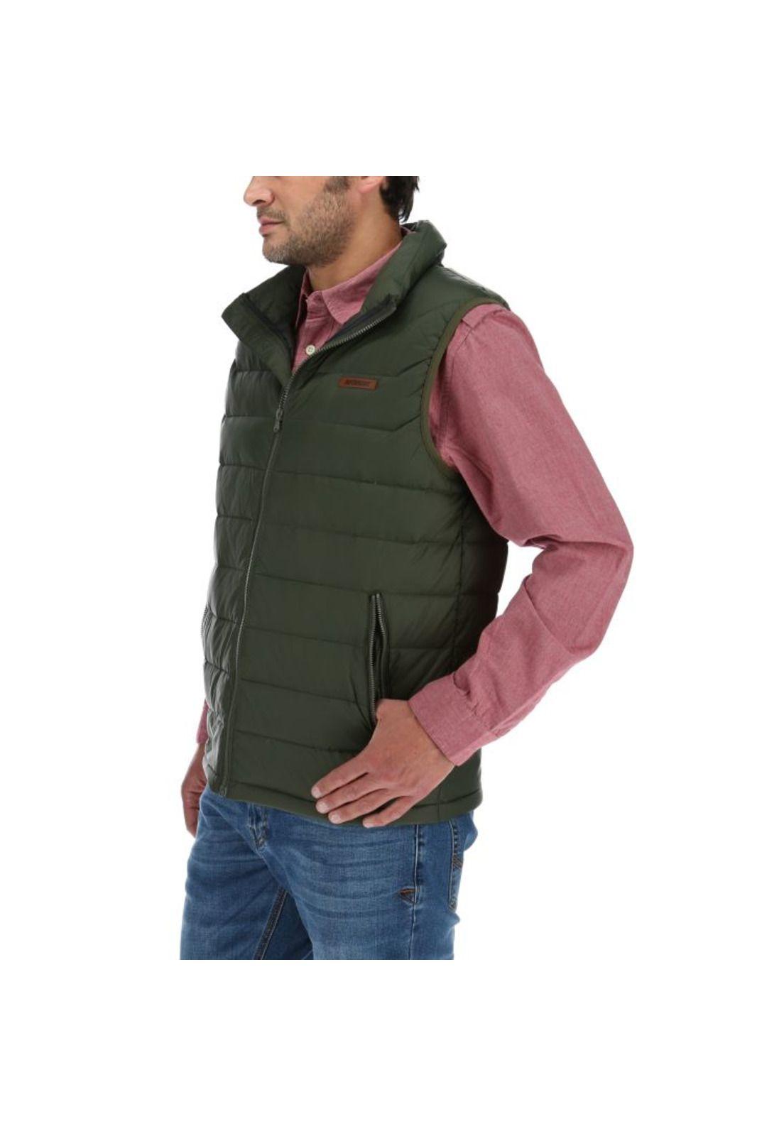 Parka Sm Hombre Brooklyn Down Vest 2 Verde-1