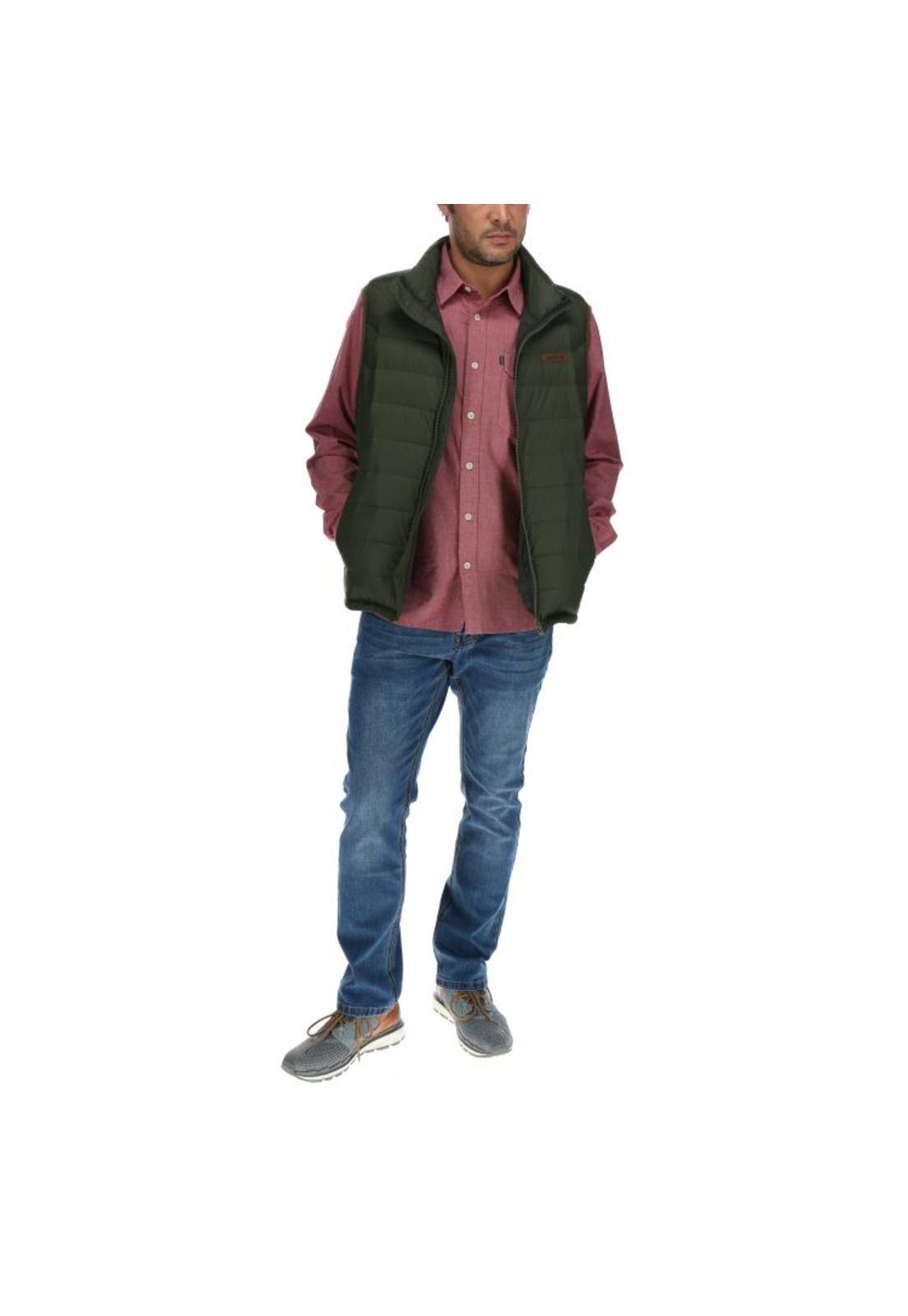Parka Sm Hombre Brooklyn Down Vest 2 Verde-4