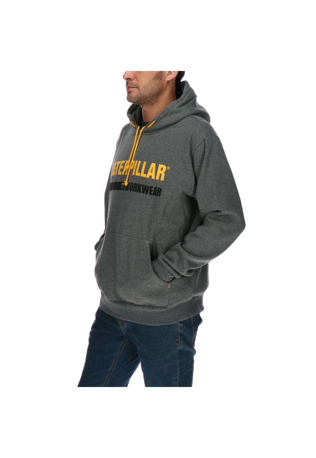Poleron Essentials Hoodie Gris-1