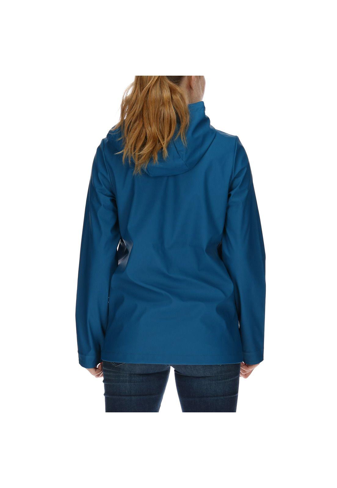 Chaqueta Mujer Aria Jacket Poliuretano Azul Petróleo-2