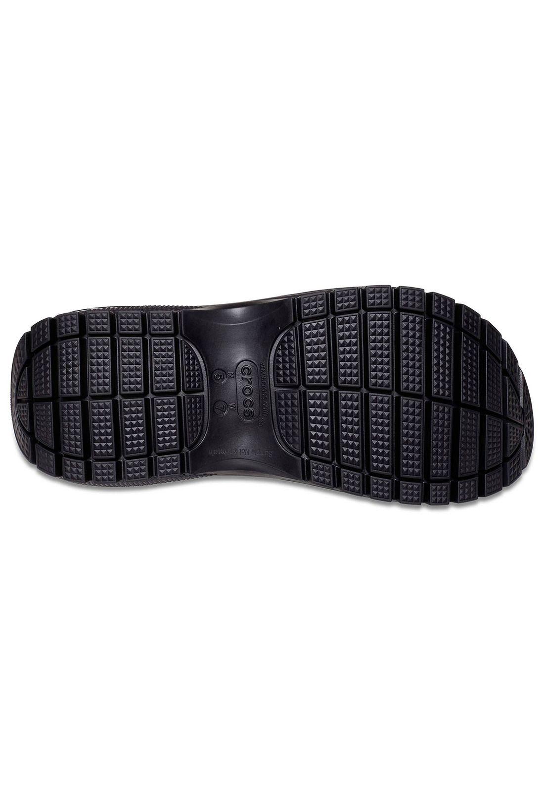 Sandalia Crocs Mujer Mega Crush Sandal Negro-5
