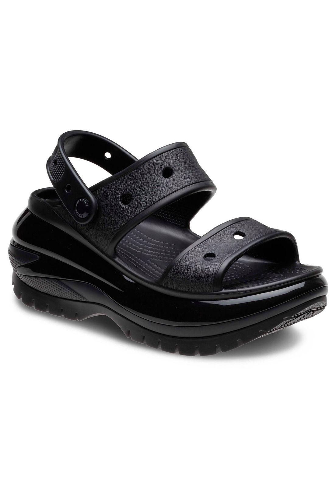 Sandalia Crocs Mujer Mega Crush Sandal Negro-6