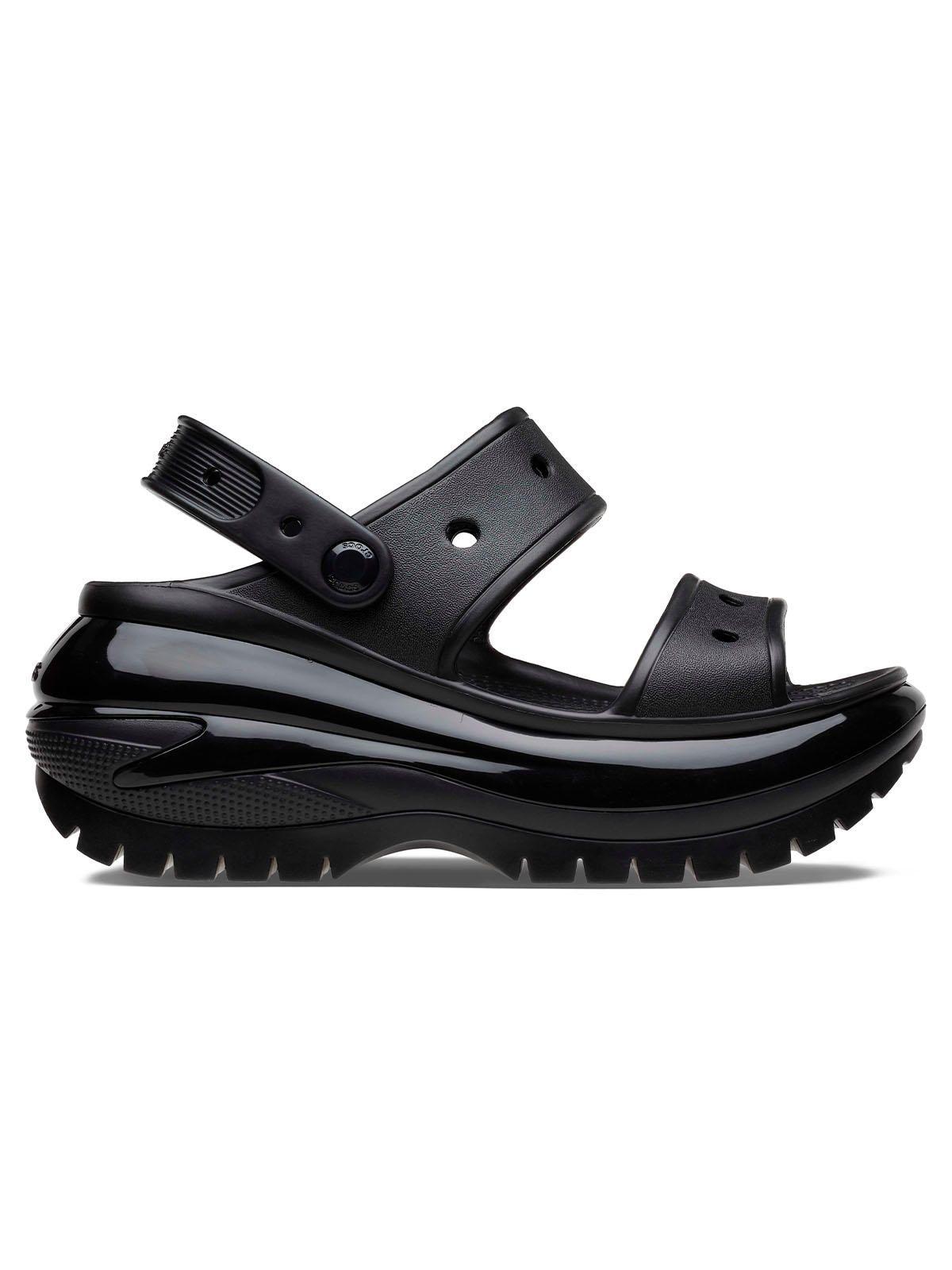 Sandalia Crocs Mujer Mega Crush Sandal Negro-0