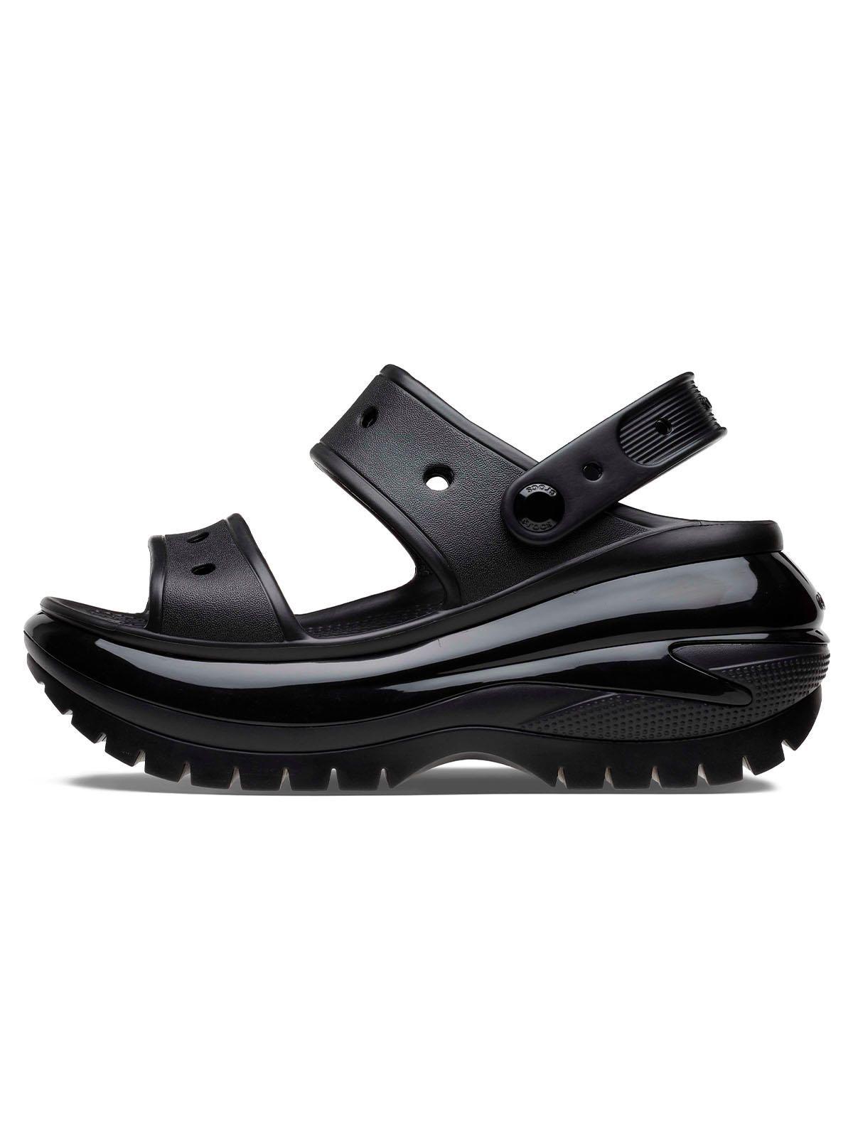 Sandalia Crocs Mujer Mega Crush Sandal Negro-1