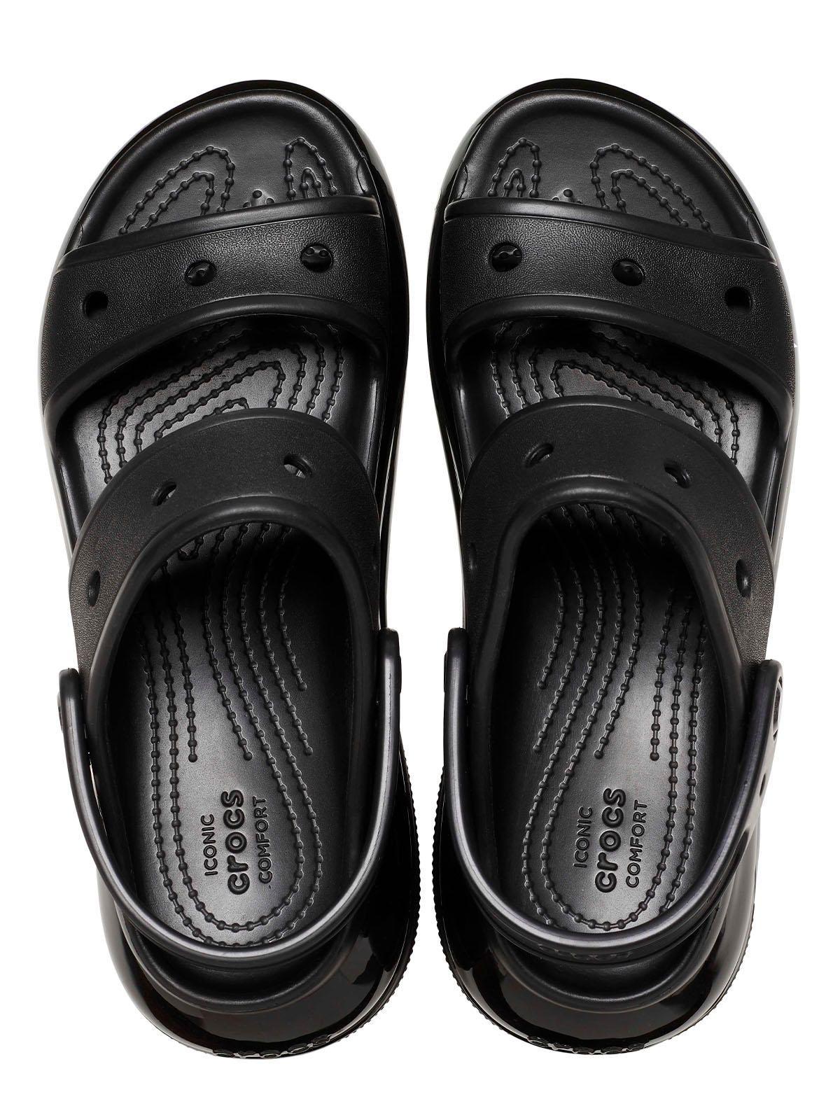 Sandalia Crocs Mujer Mega Crush Sandal Negro-4