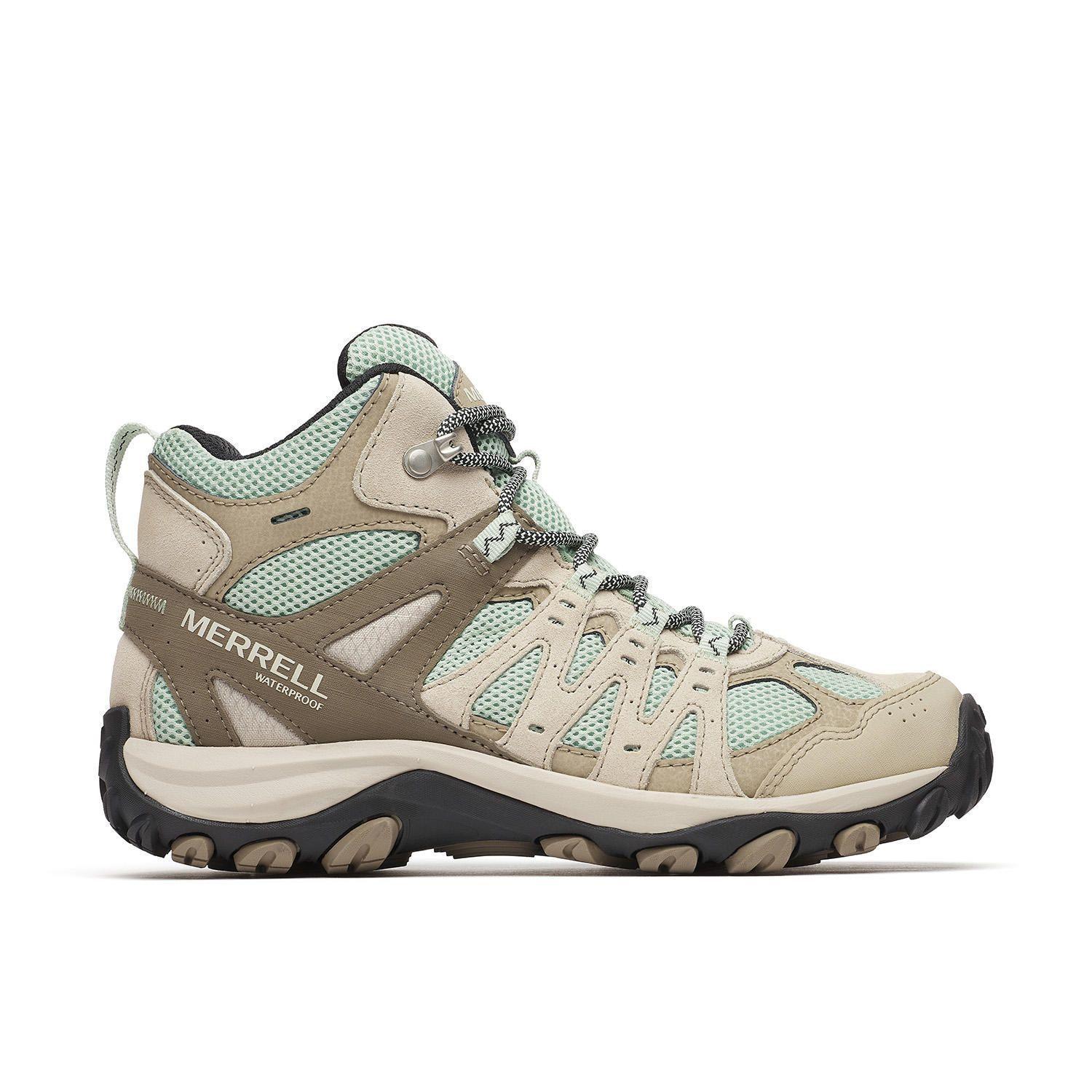 Botin Mujer Accentor 3 Mid Waterproof Café Claro-0
