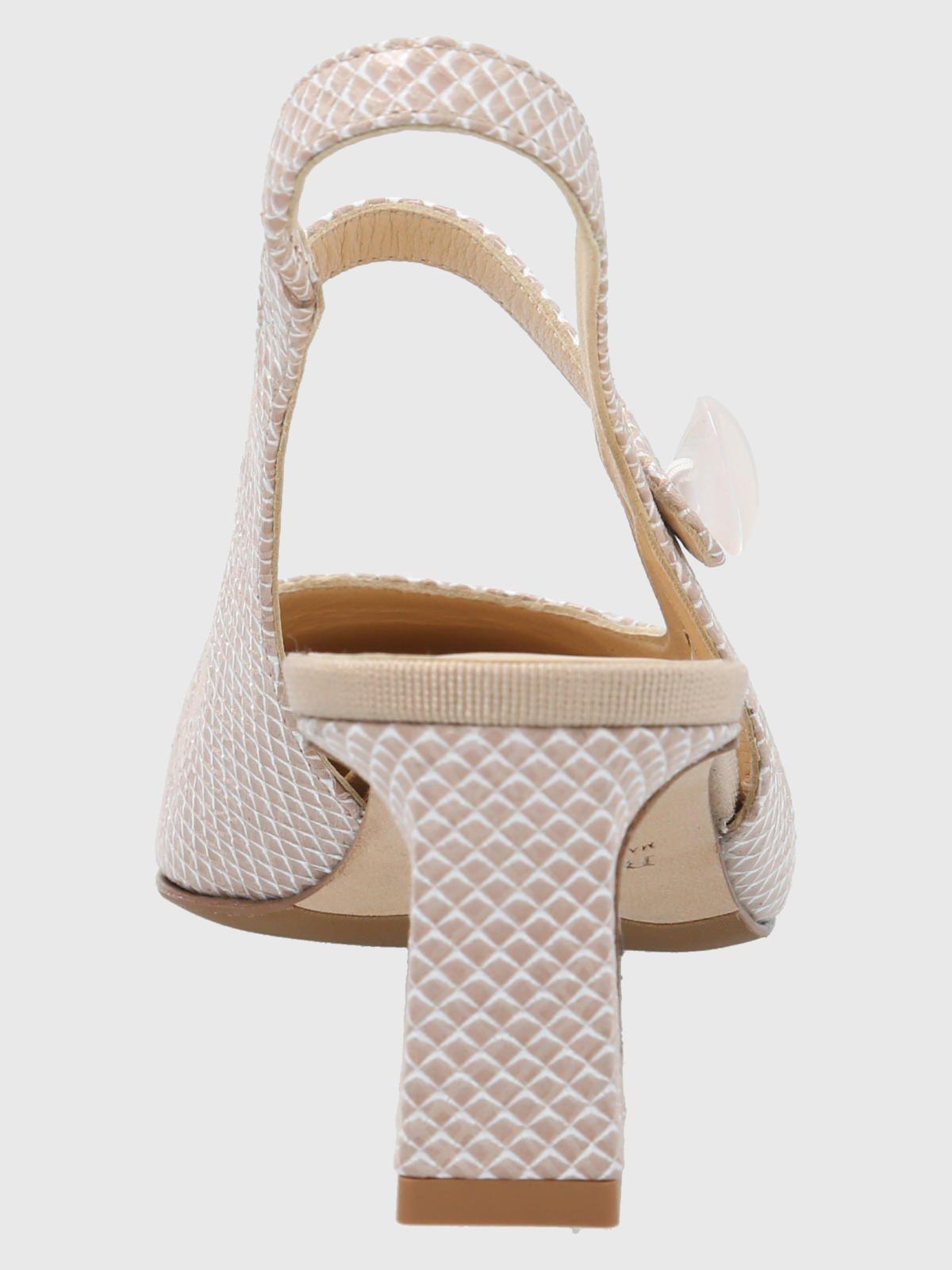 Zapato Cuero Beige Mujer Alida -6