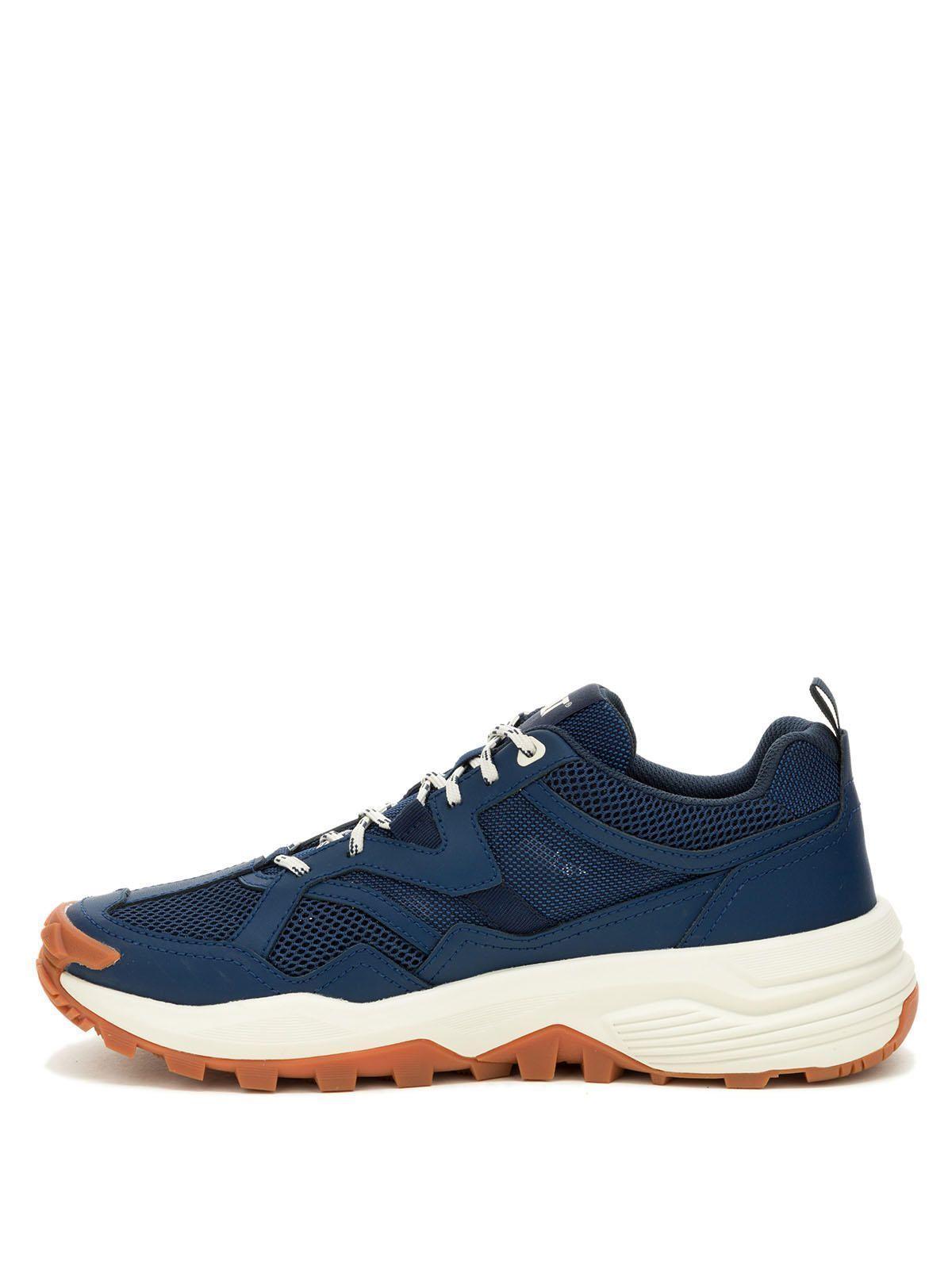Zapatilla Hombre Grapple Leather Mesh Azul-3