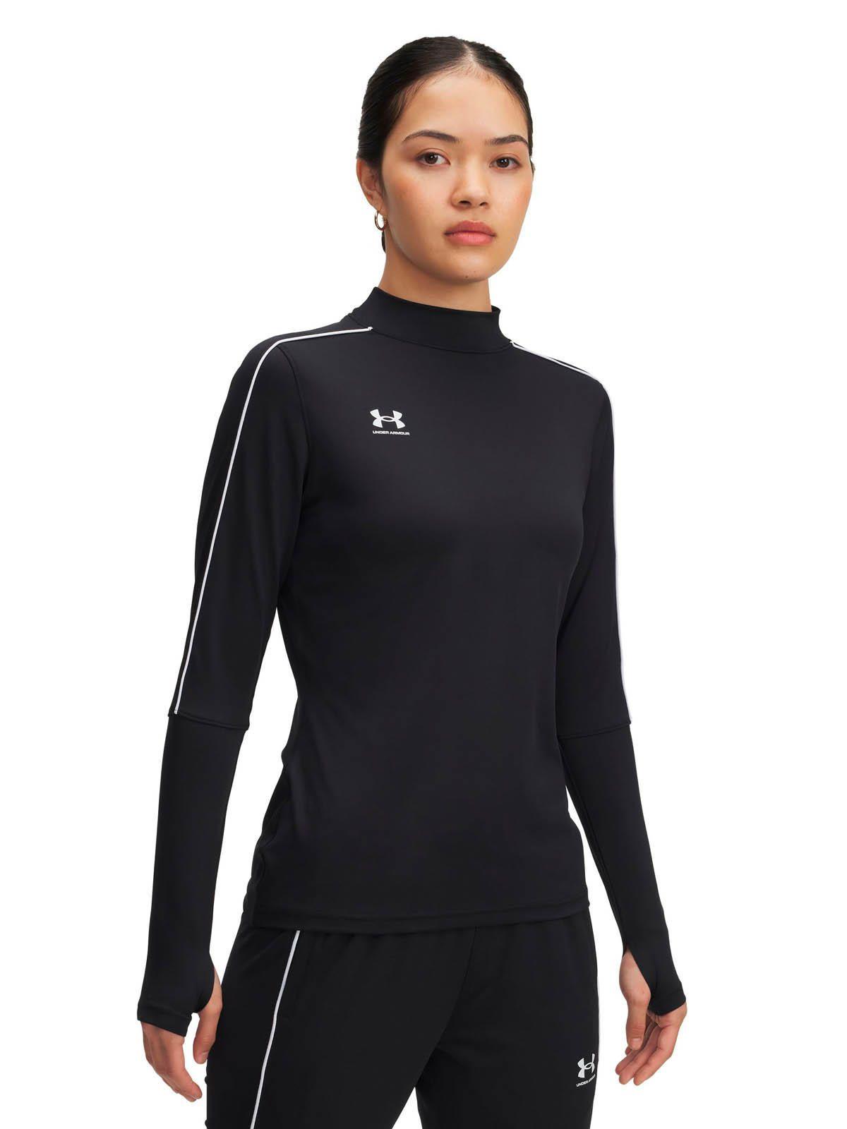 Polerón Football  mujer Challenger Midlayer negro -3