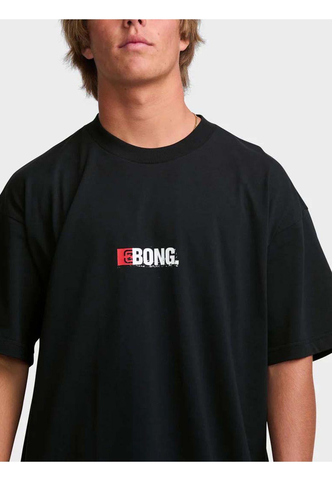 Polera Manga Corta Hombre Bong Og Negro Billabong-4
