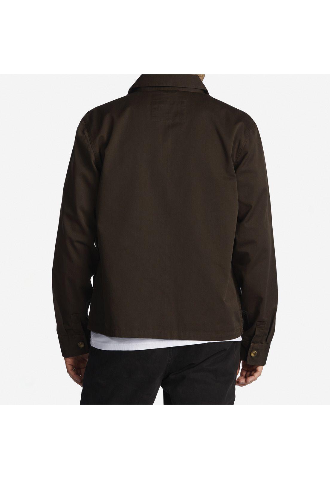 Chaqueta Hombre Station Jckt Café Oscuro-1