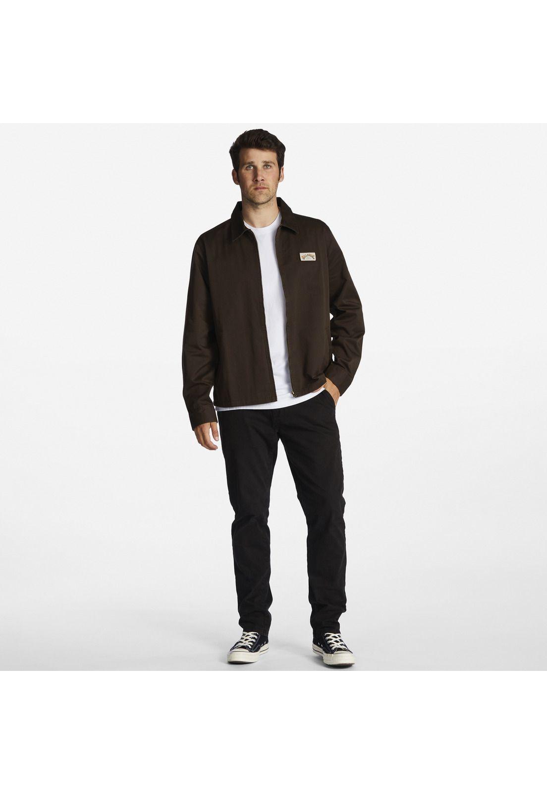 Chaqueta Hombre Station Jckt Café Oscuro-3