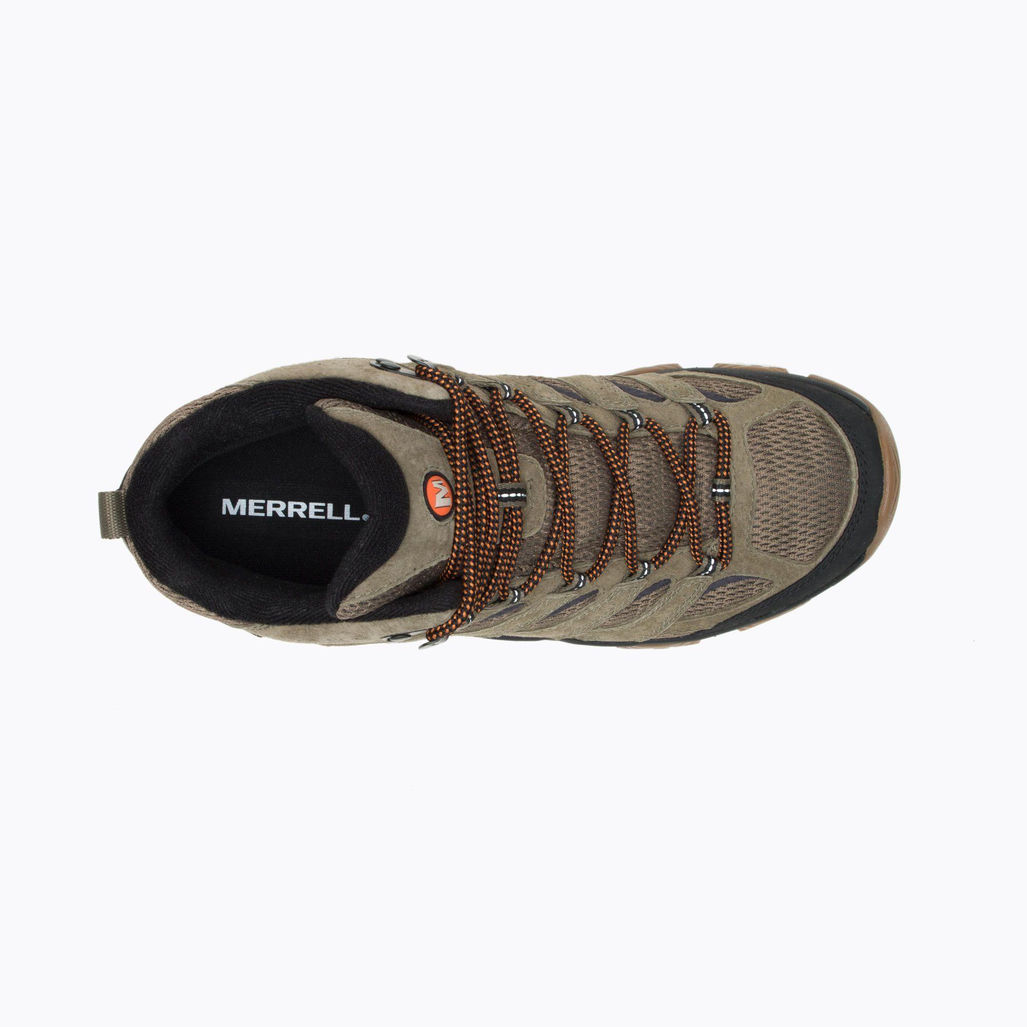 Botín impermeable Hombre Moab 3 Mid WP Oliva-5