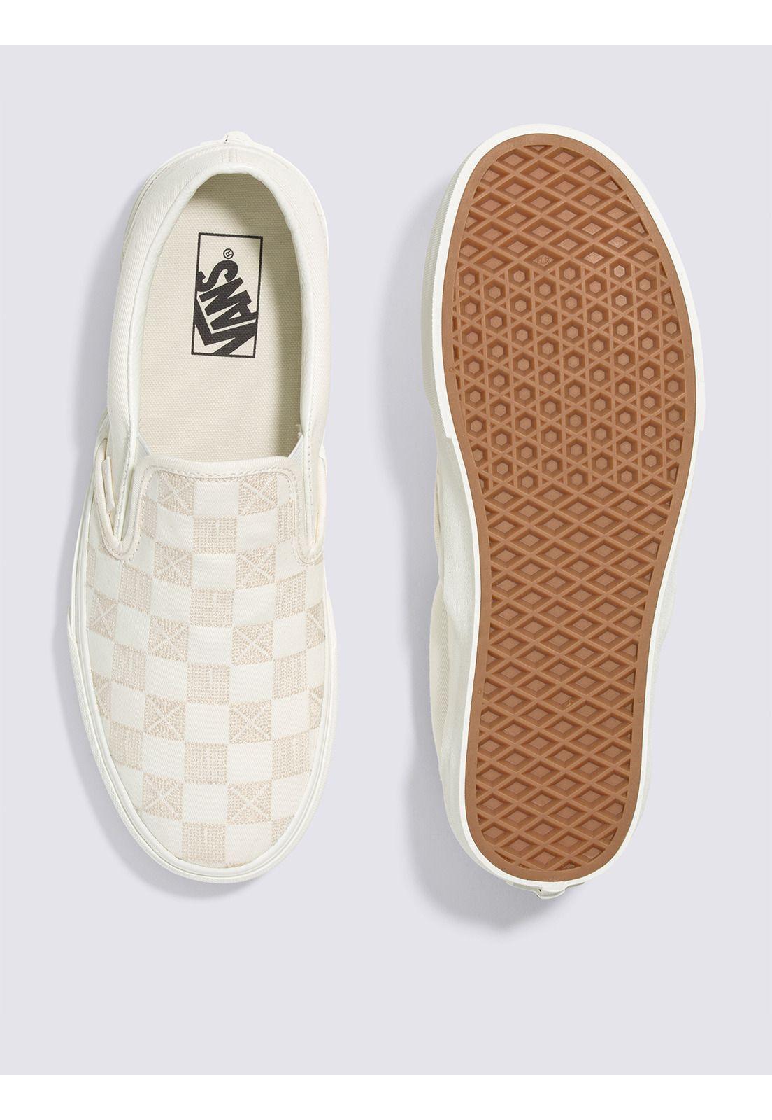 Zapatilla Urbana Hombre Classic Slip-On Crema -3