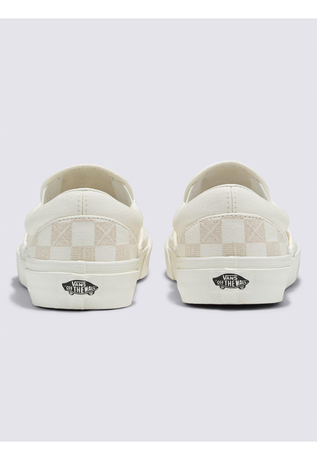 Zapatilla Urbana Hombre Classic Slip-On Crema -4