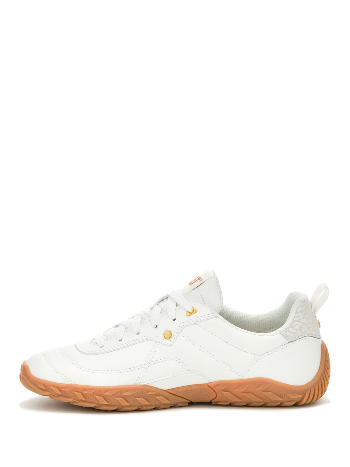 Zapatilla Cuero Mujer Track Mode Blanco-3