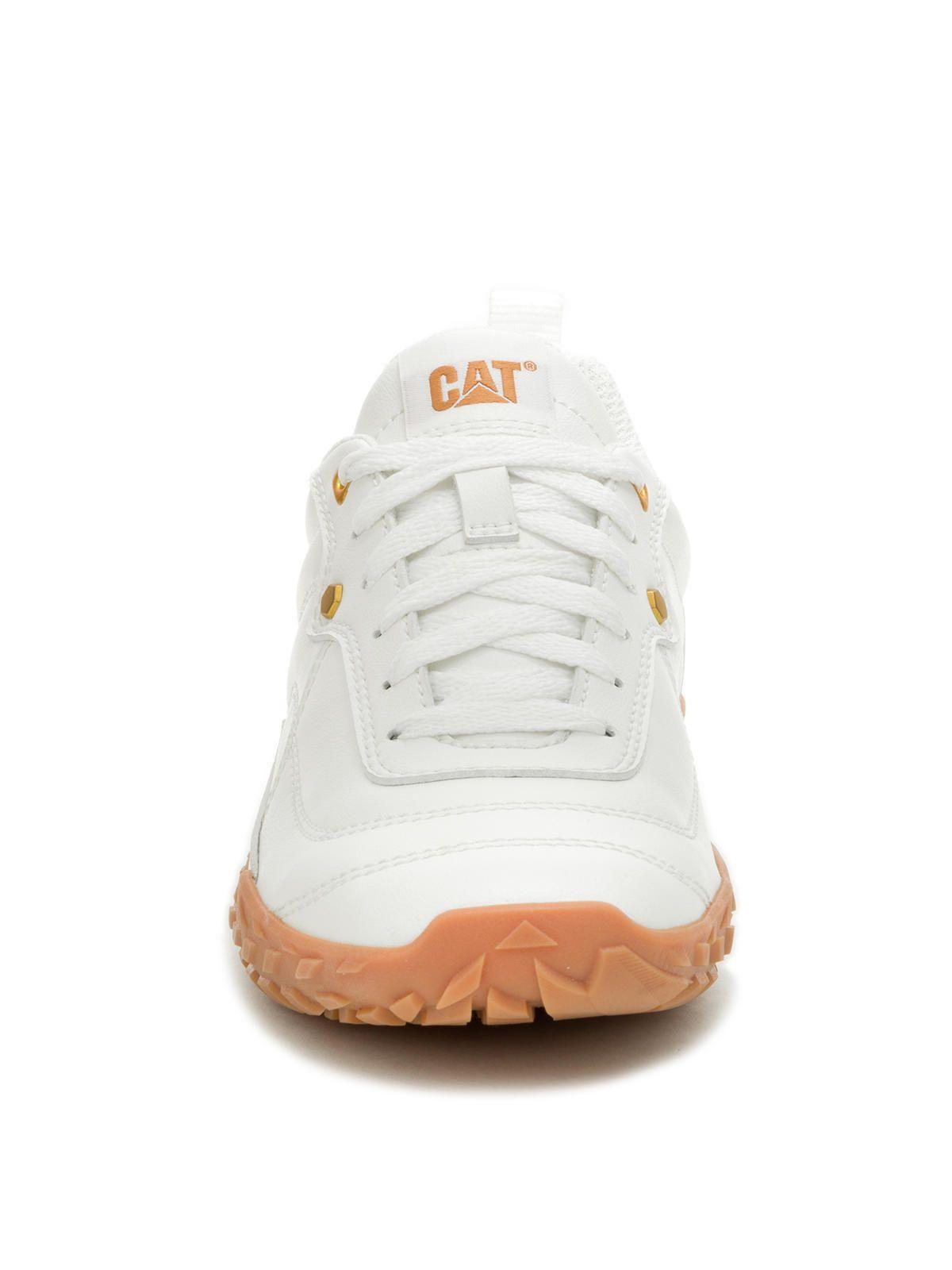 Zapatilla Cuero Mujer Track Mode Blanco-4