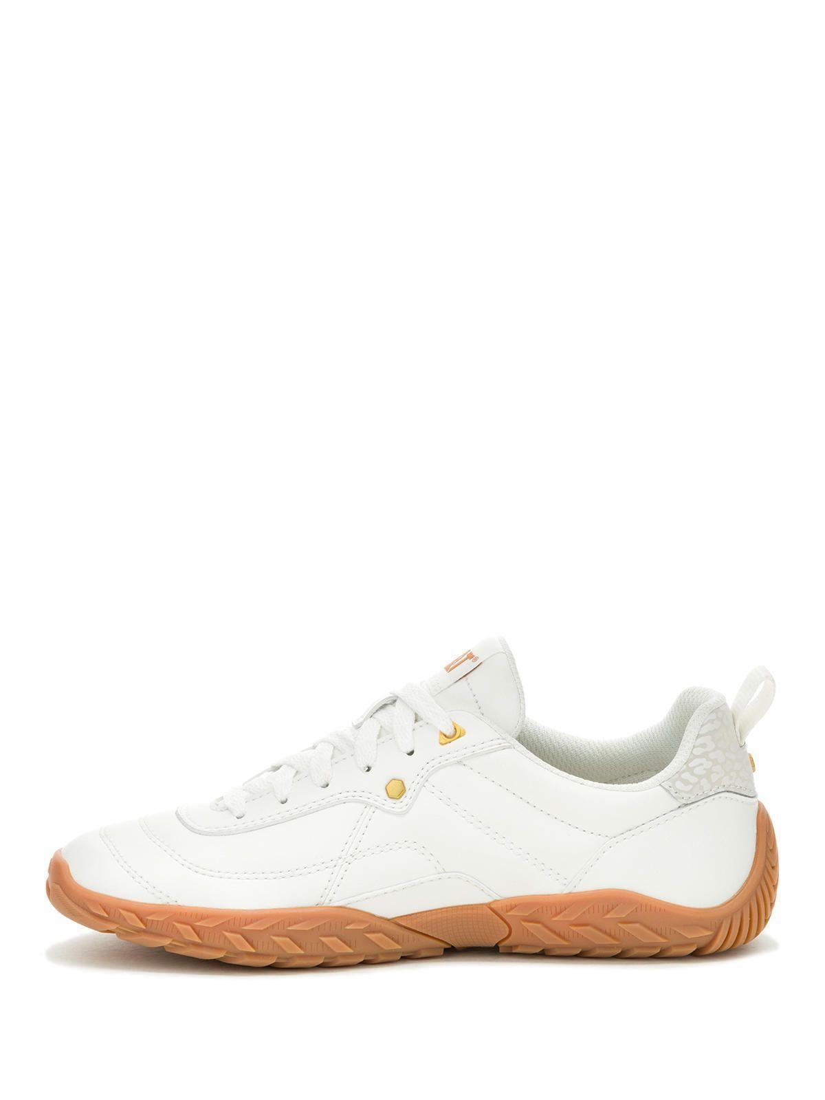 Zapatilla Cuero Mujer Track Mode Blanco-3