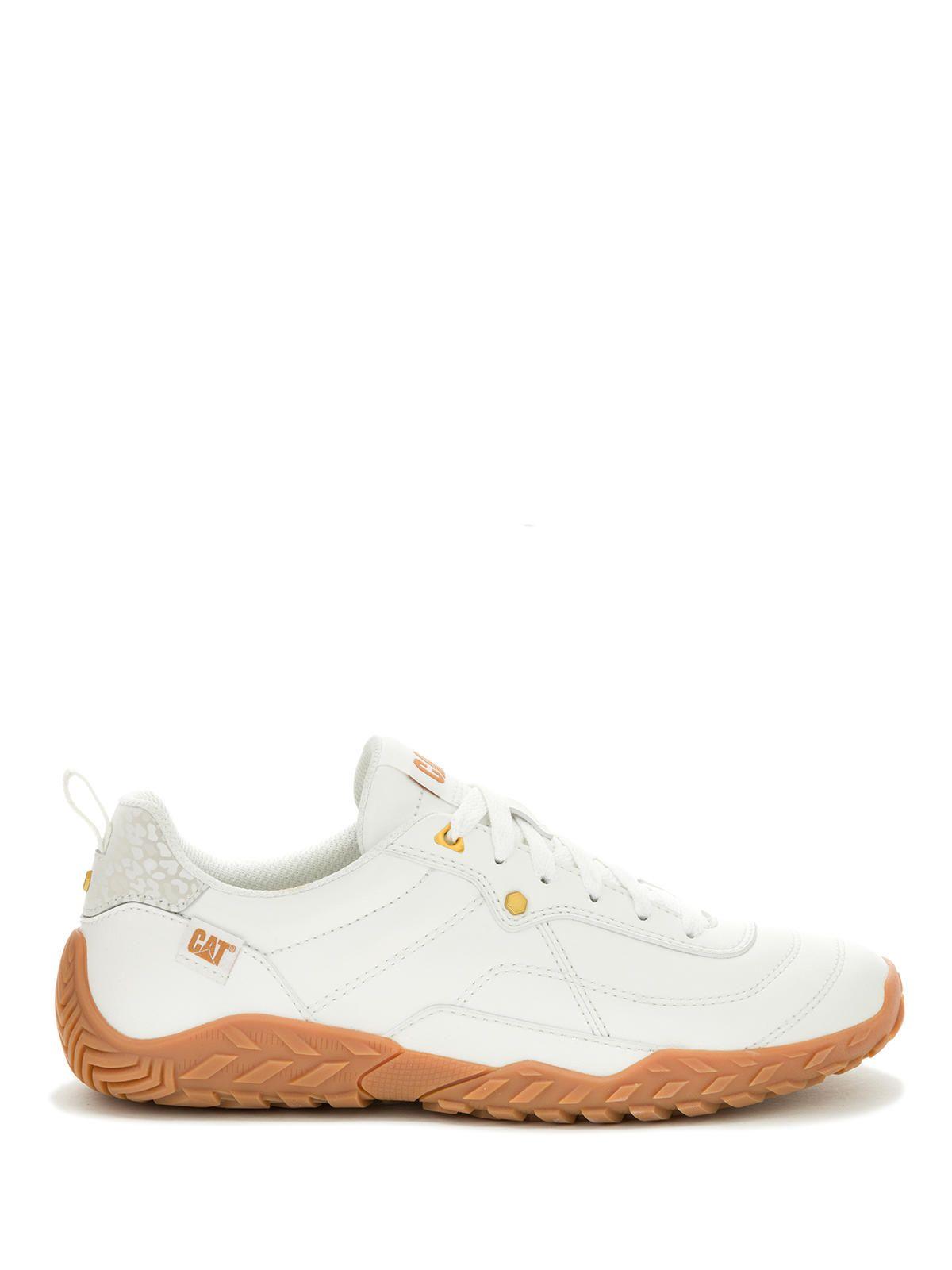 Zapatilla Cuero Mujer Track Mode Blanco-1