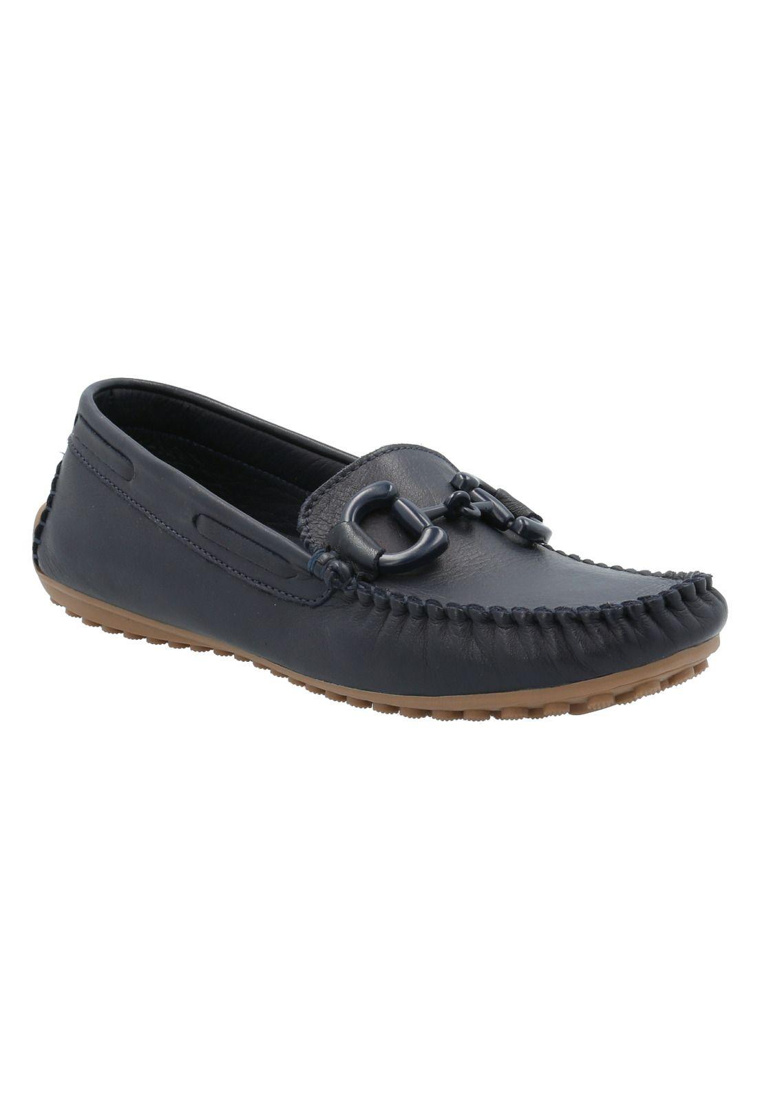 Mocasín Cuero Mujer Marizia Azul -1