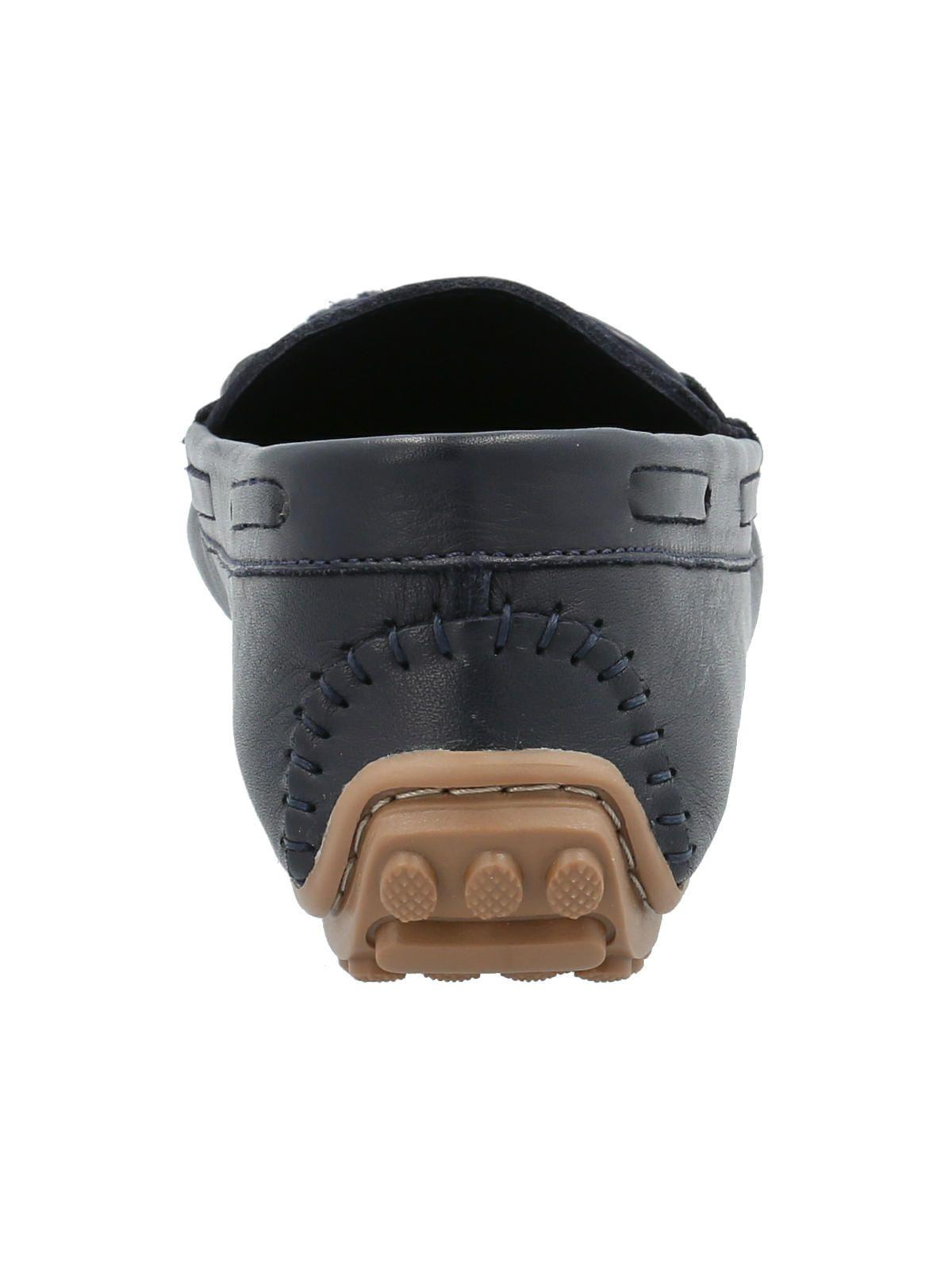 Mocasín Cuero Mujer Marizia Azul -5