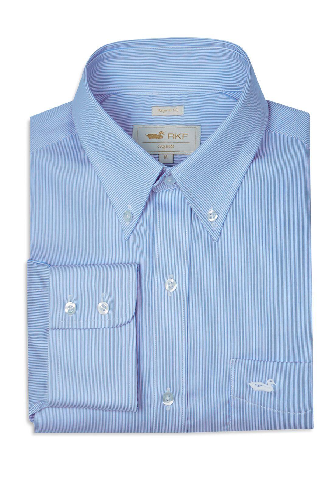 Camisa Easyiron Hombre Azul-0