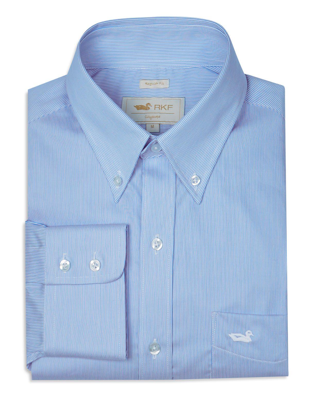 Camisa Easyiron Hombre Azul-0