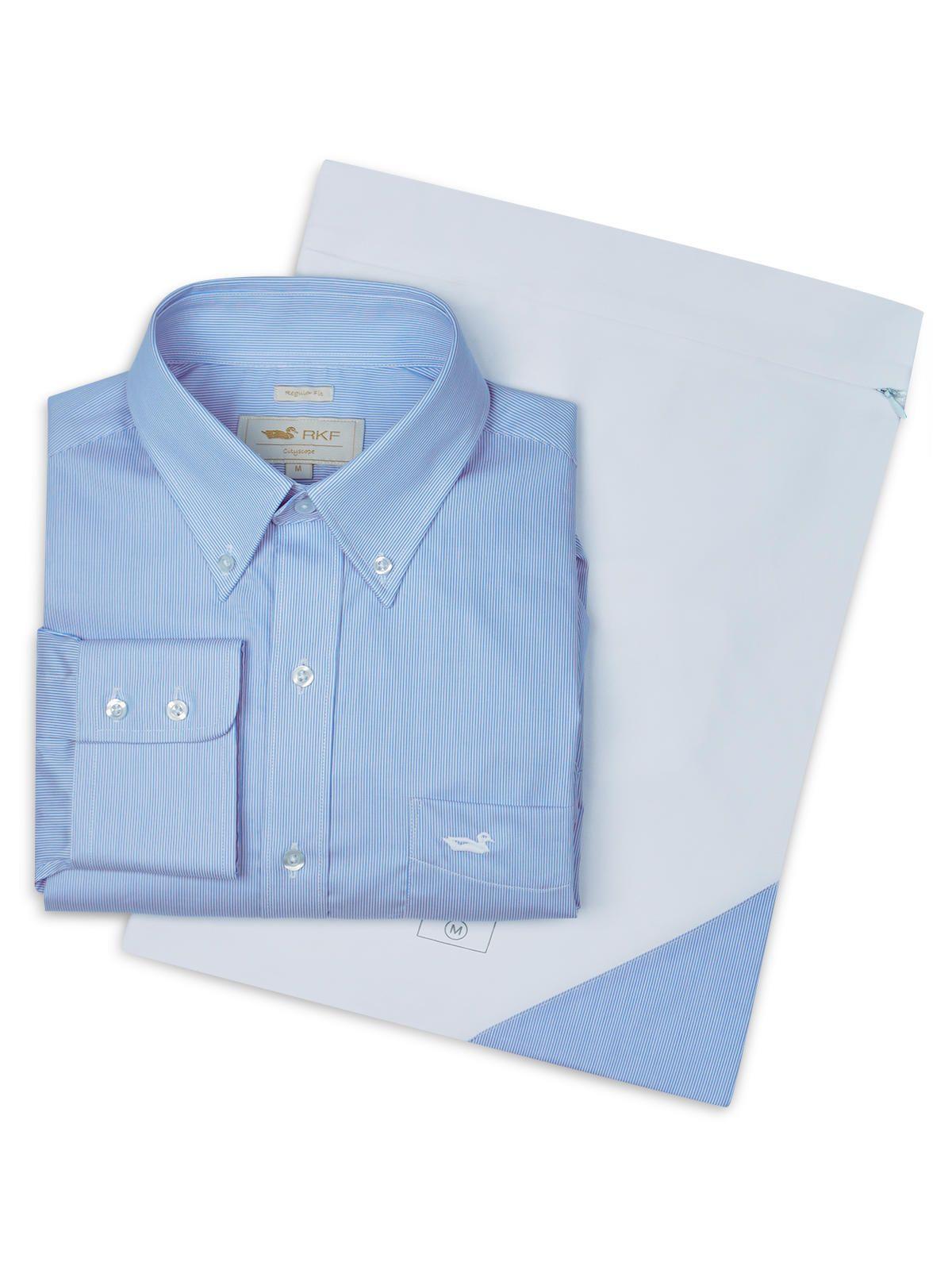 Camisa Easyiron Hombre Azul-5